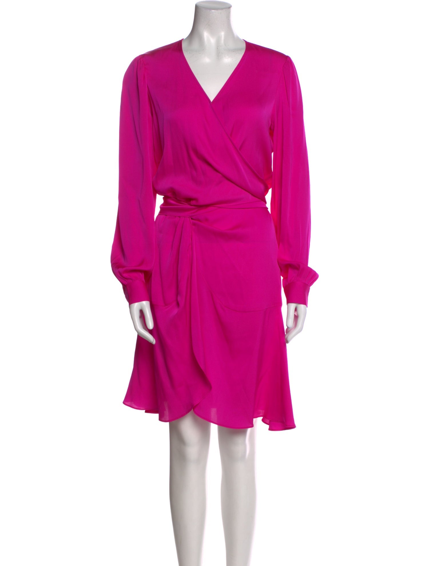 Nouvelle Amsale Silk Knee-Length Dress