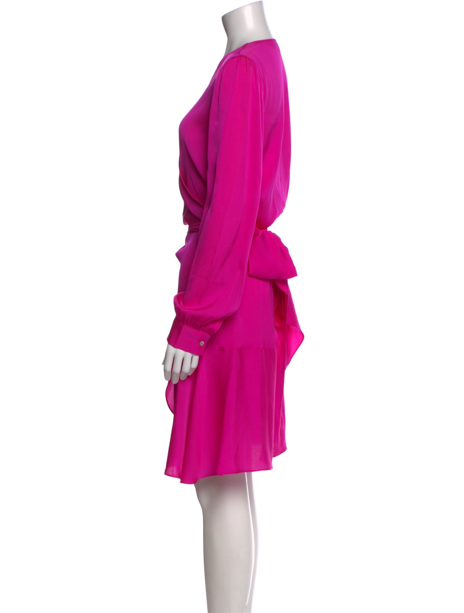 Nouvelle Amsale Silk Knee-Length Dress