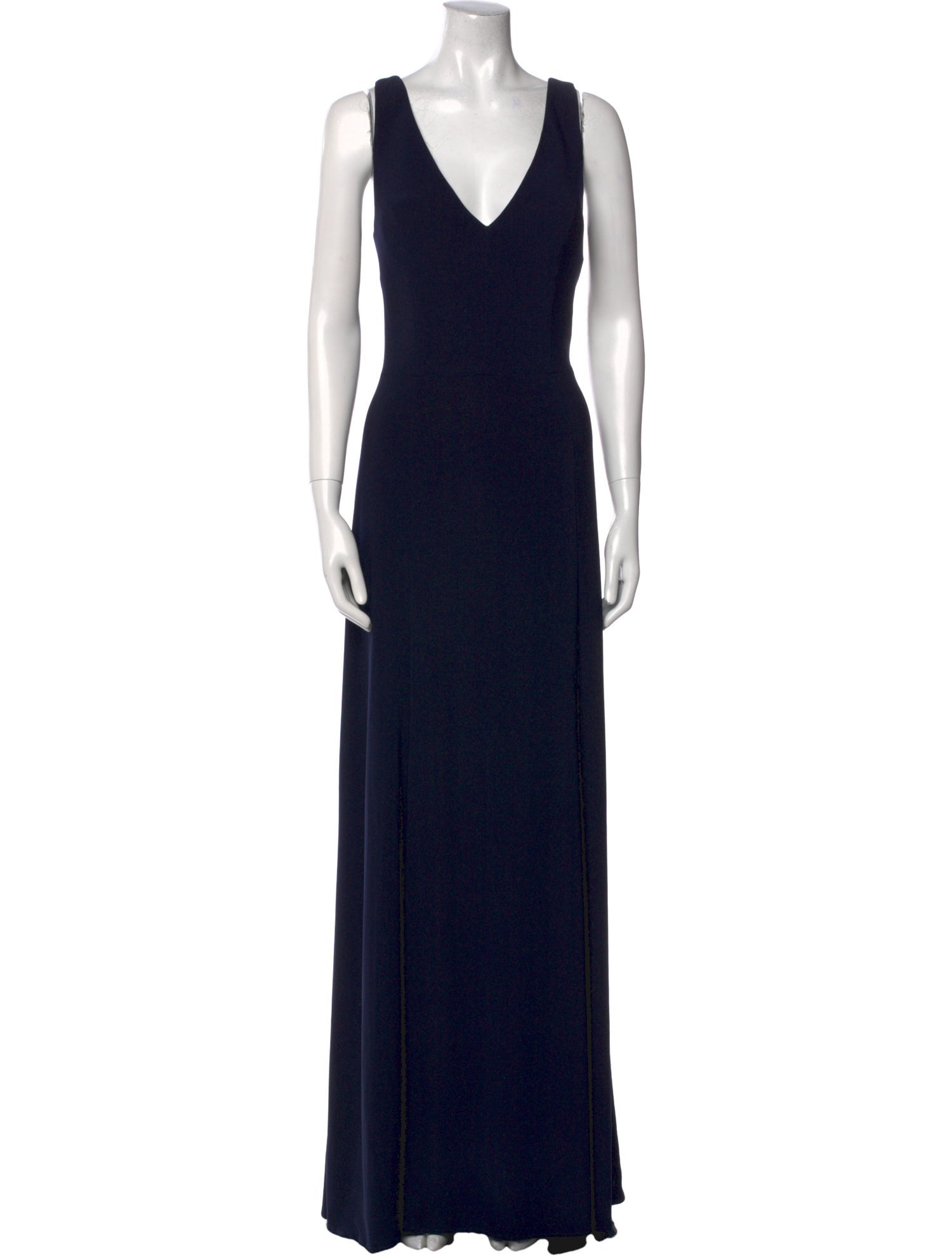 Nouvelle Amsale V-Neck Long Dress