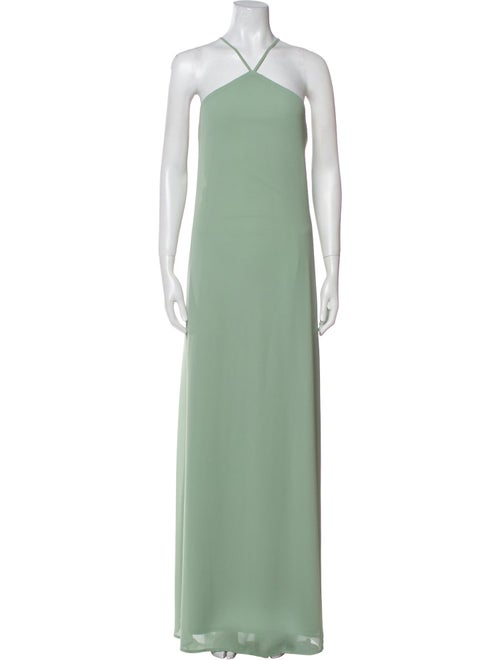 Nouvelle Amsale Halterneck Long Dress