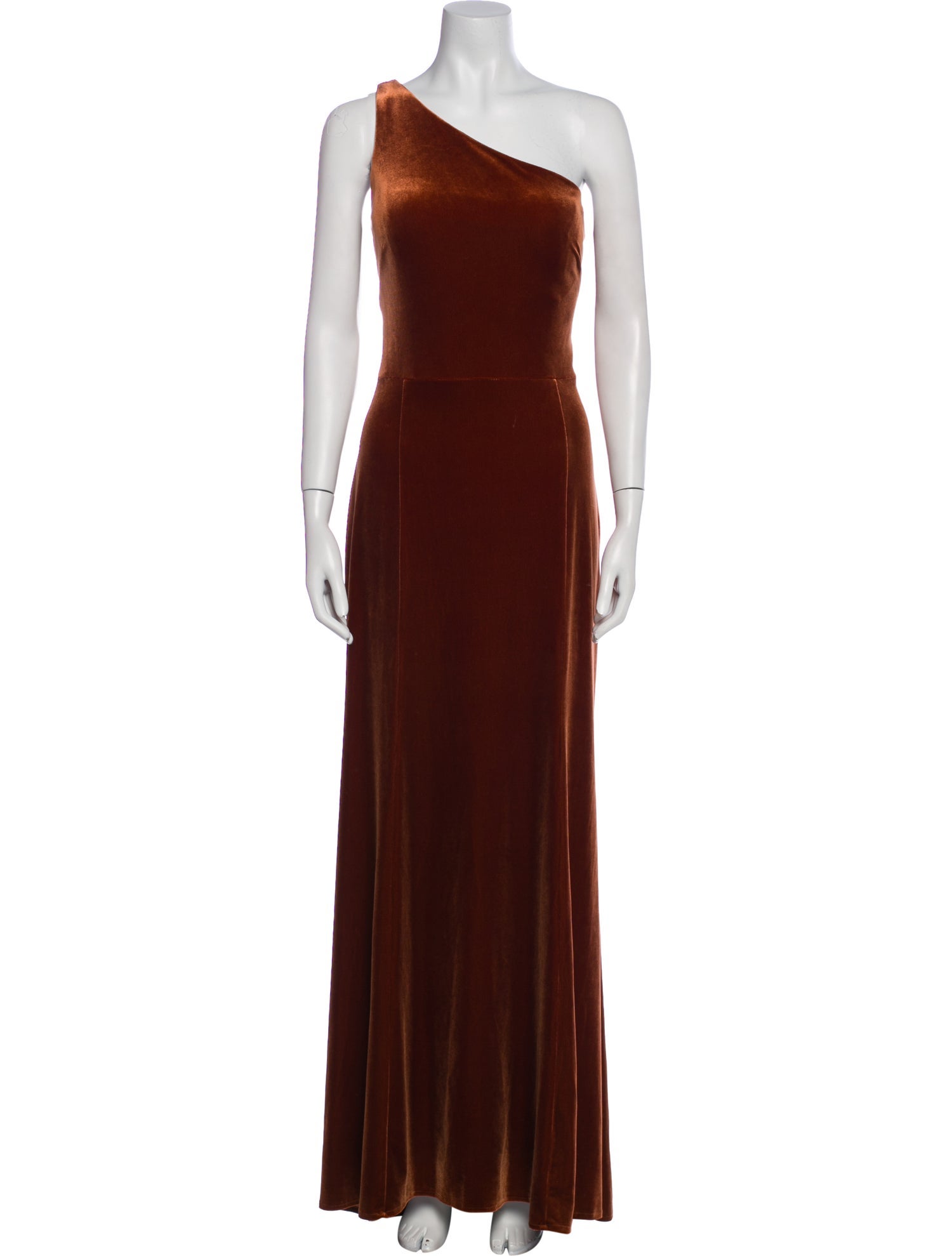 Nouvelle Amsale One-Shoulder Long Dress
