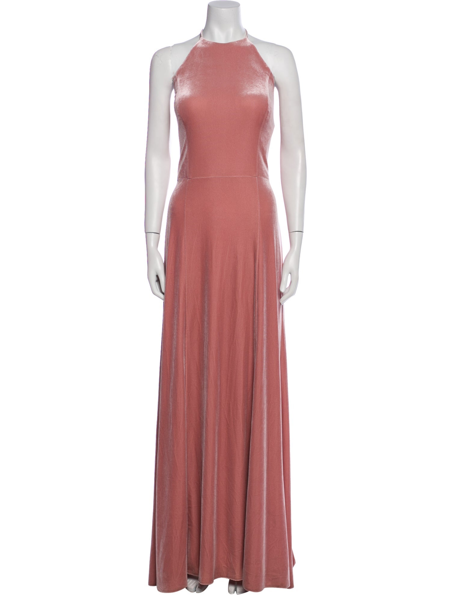 Nouvelle Amsale Halterneck Long Dress