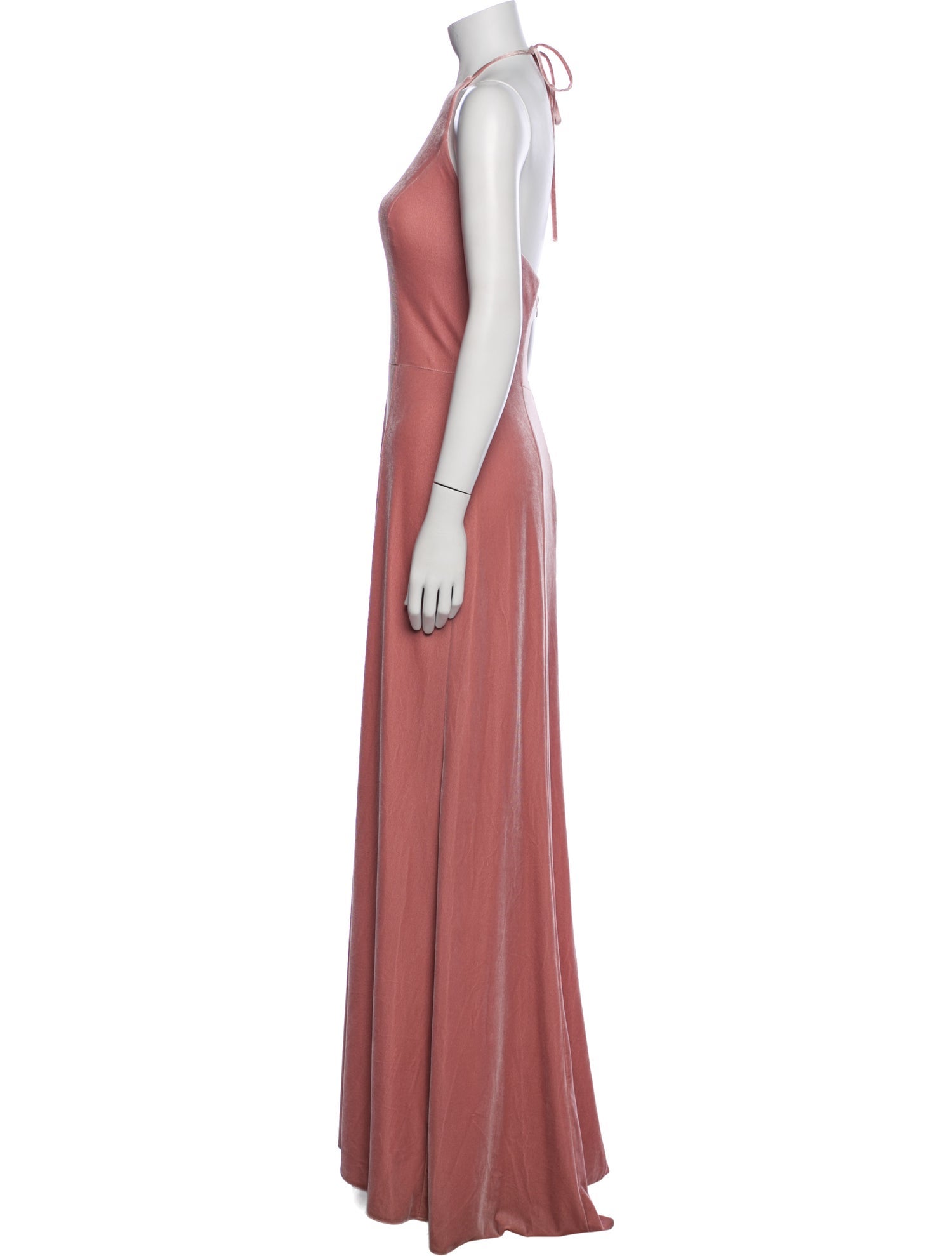 Nouvelle Amsale Halterneck Long Dress