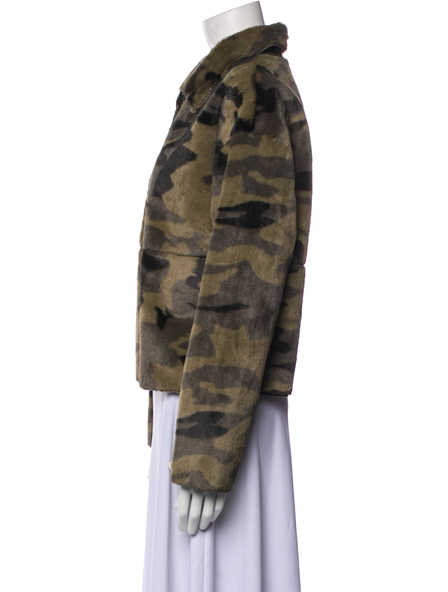 NVLT Printed Faux Fur Jacket w/ Tags