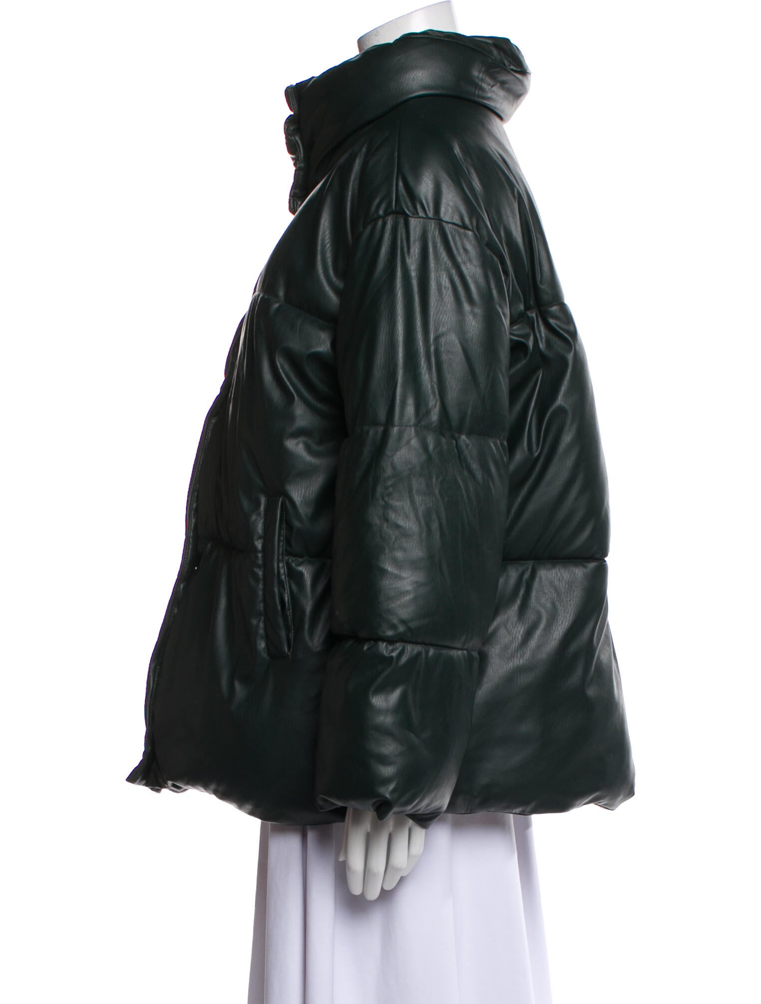 NVLT Faux Leather Coat
