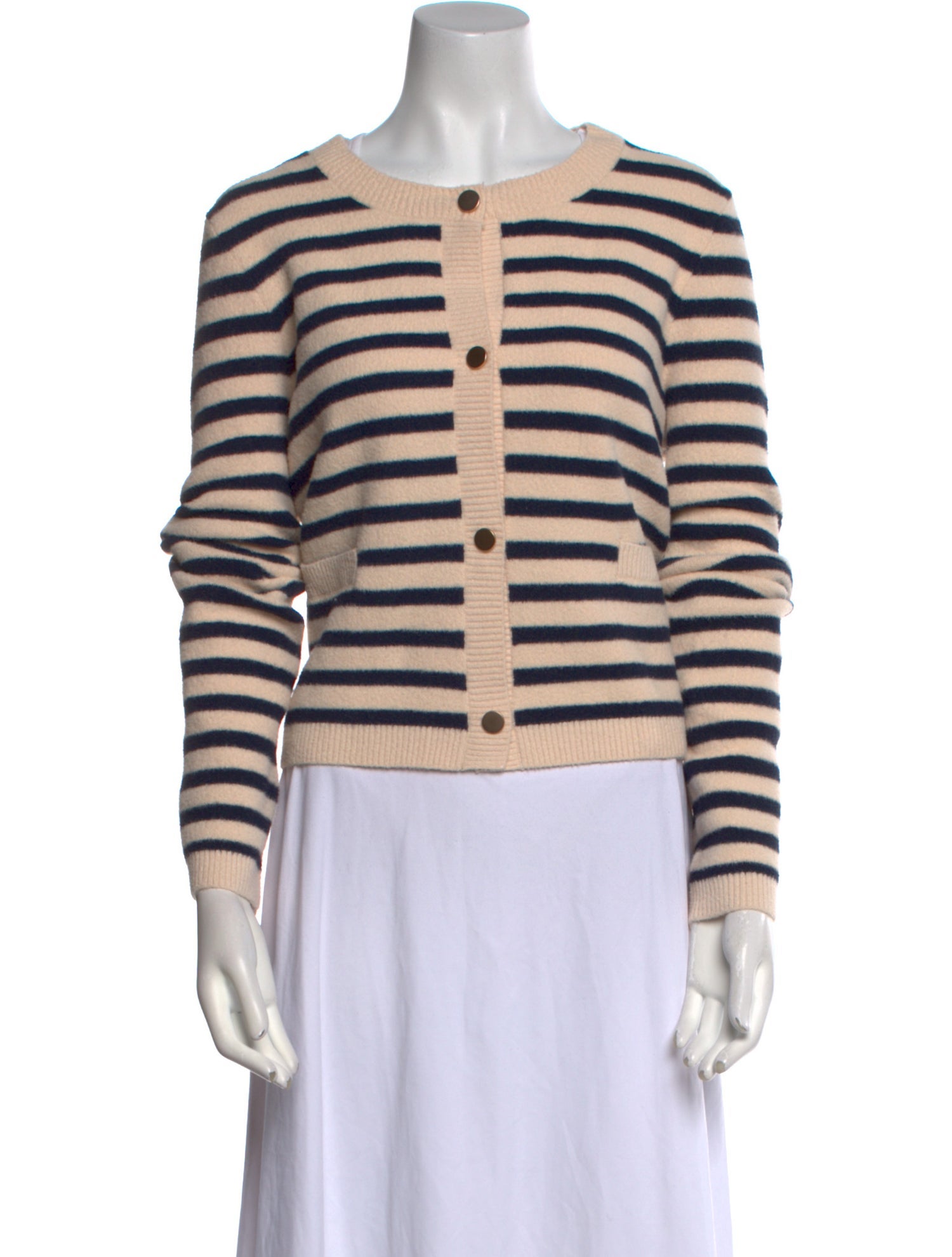 NVLT Nylon Striped Sweater