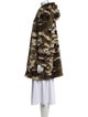 NVLT Printed Faux Fur Jacket