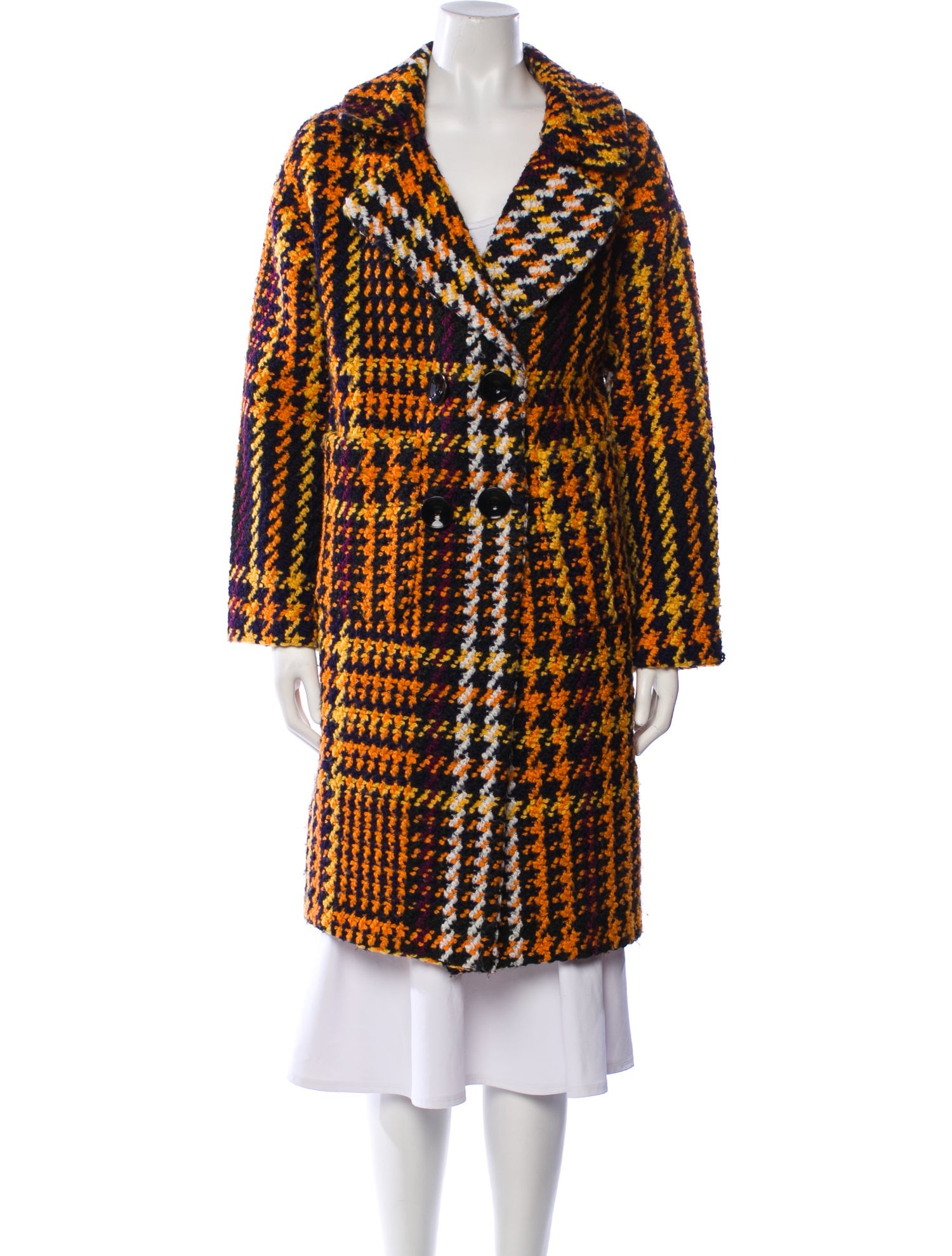 NVLT Houndstooth Print Coat