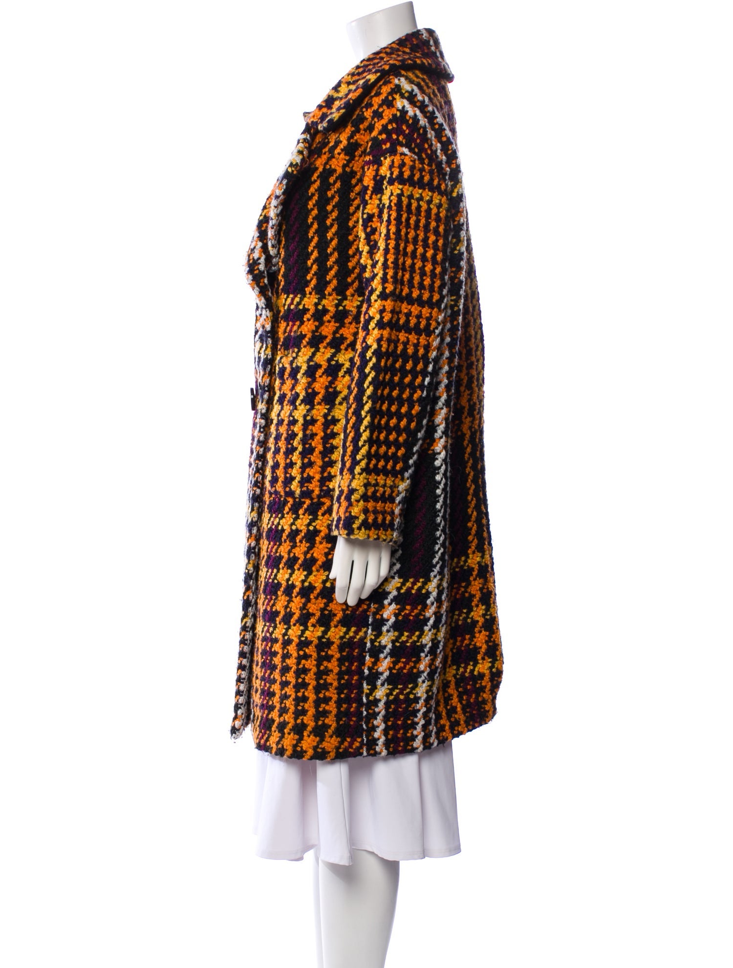 NVLT Houndstooth Print Coat