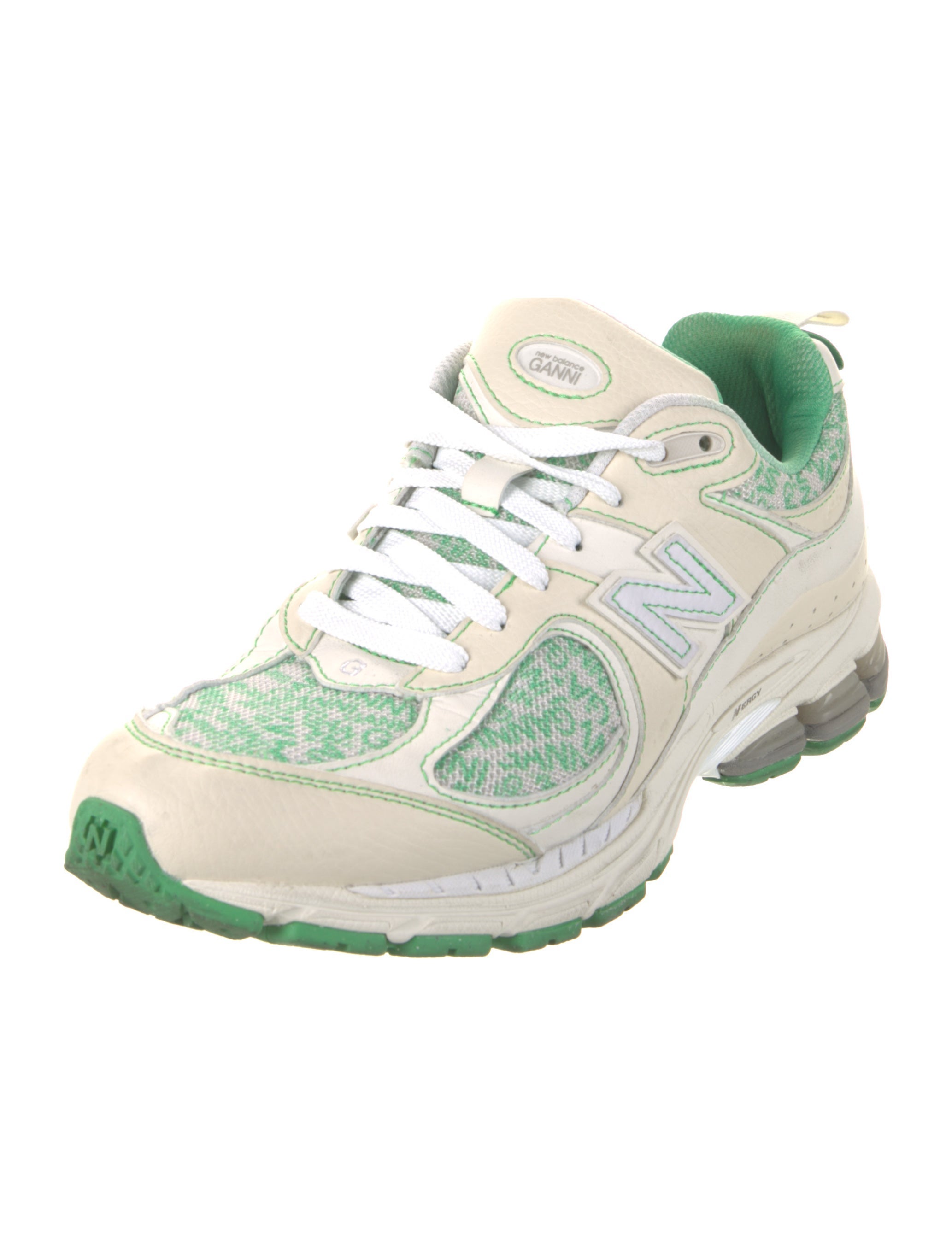 New Balance x Ganni Leather Athletic Sneakers