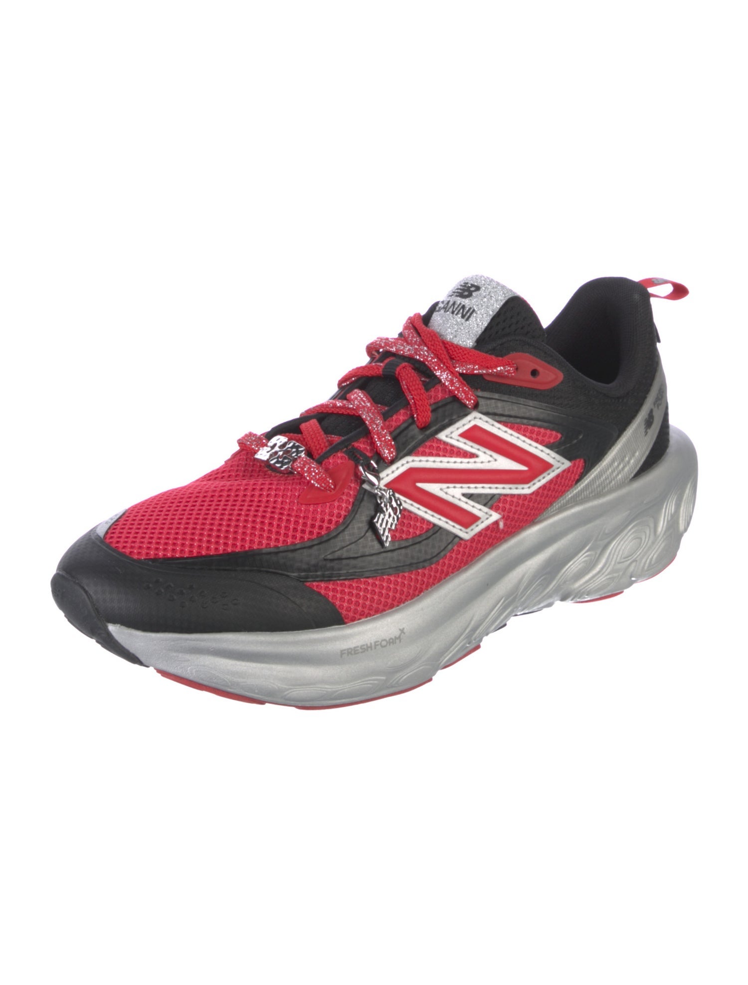 New Balance x Ganni Colorblock Pattern Athletic Sneakers