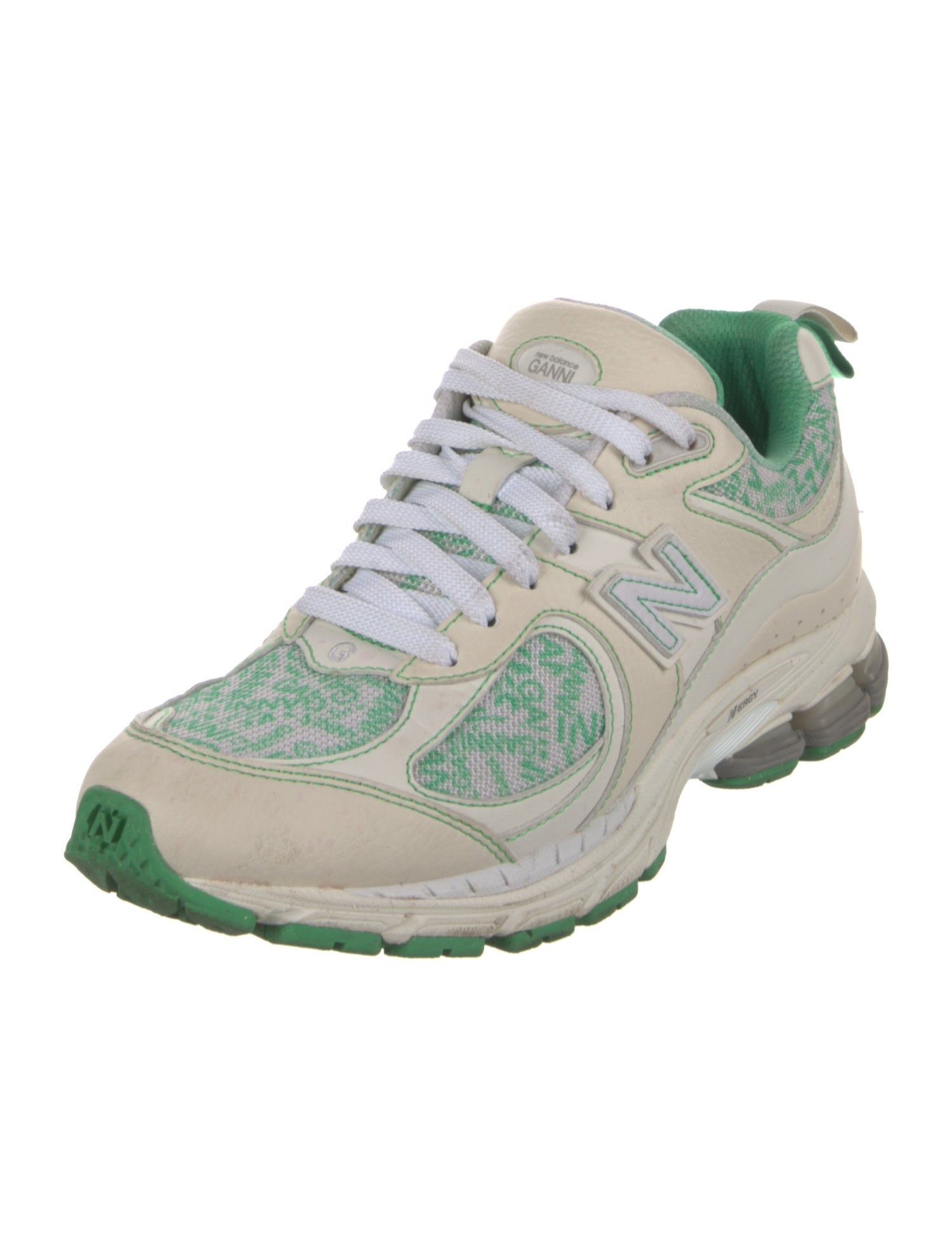 New Balance x Ganni Leather Athletic Sneakers