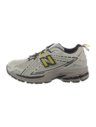 New Balance x Ganni Mesh Striped Sneakers