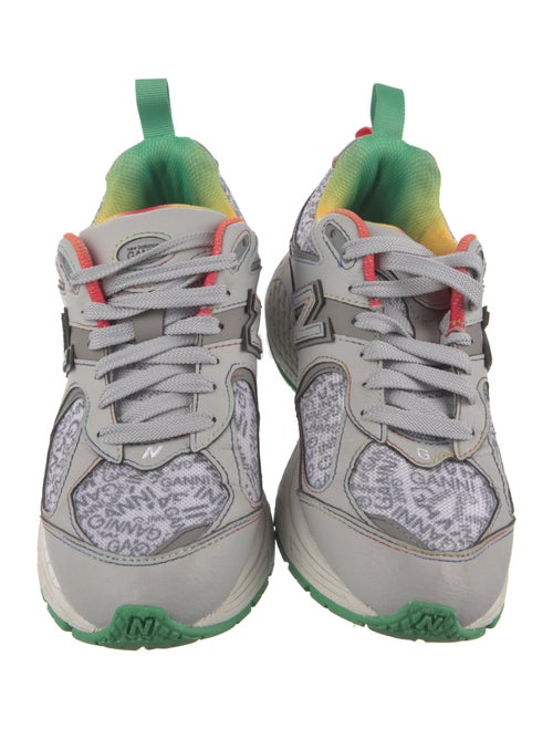 New Balance x Ganni Mesh Printed Athletic Sneakers