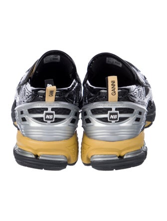 New Balance x Ganni Leather Colorblock Pattern Mules