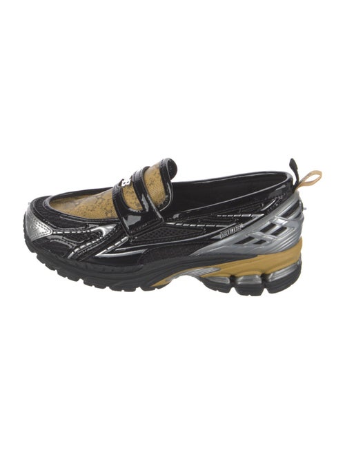 New Balance x Ganni Leather Printed Sneakers