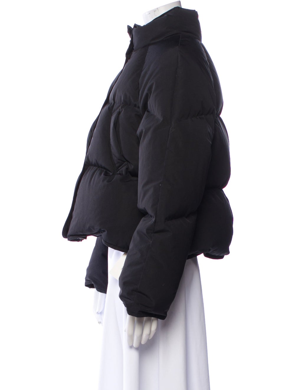 Nothing Written Down Jacket Black Stand Collar Sl… - image 2