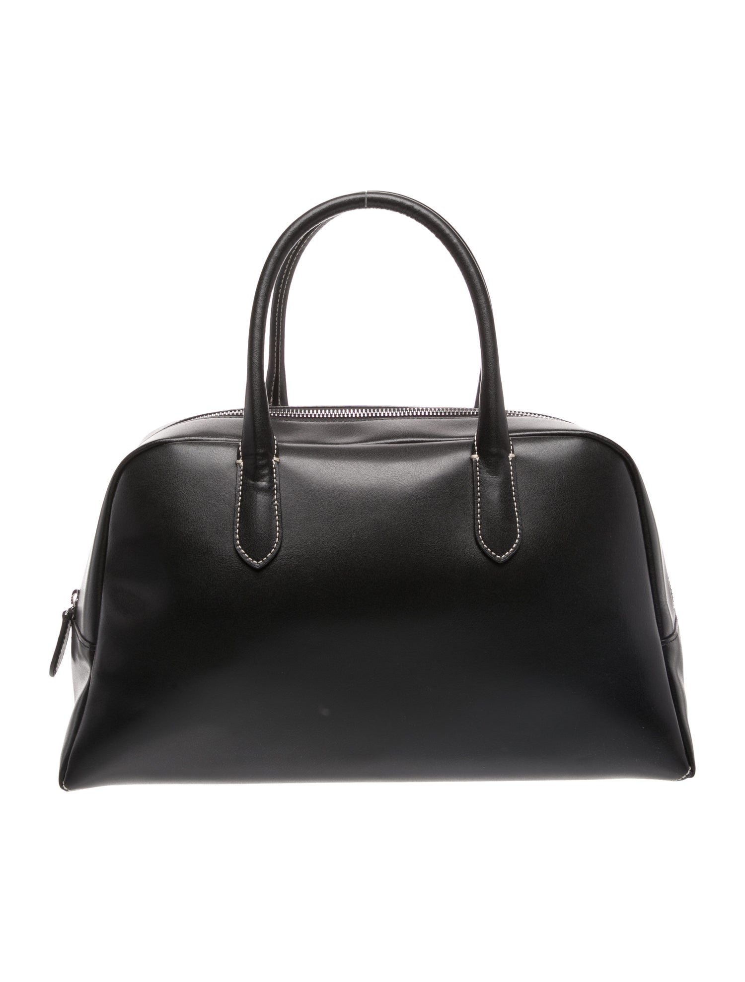 Nothing Written Leather Top Handle Bag