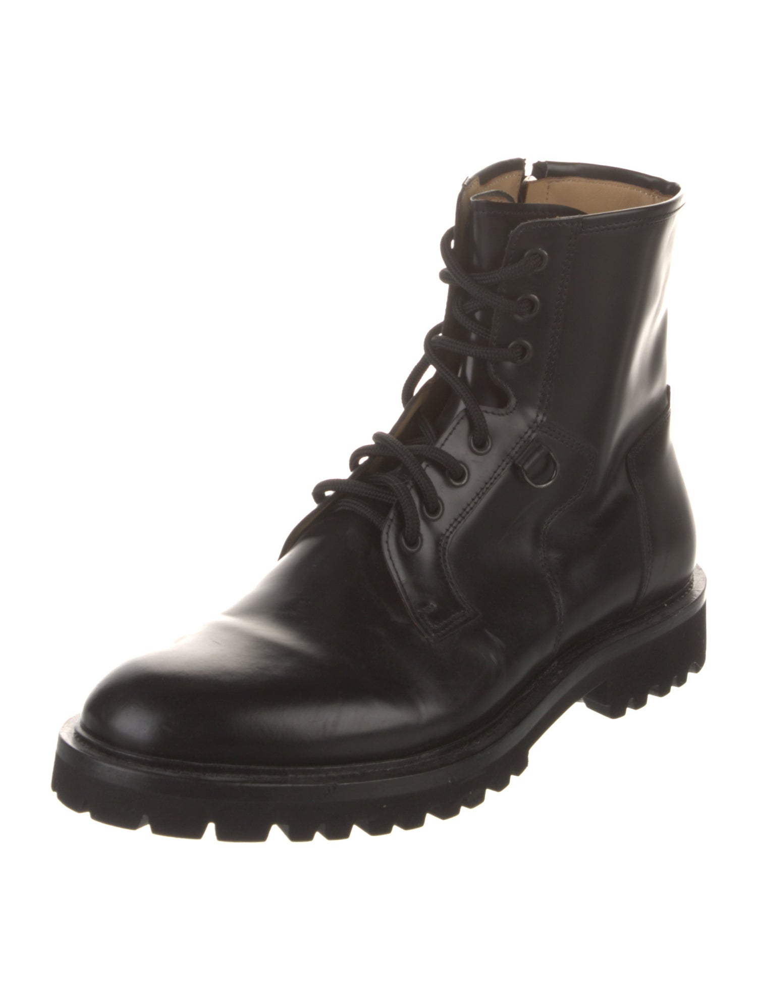 Nick Wooster x Scarosso Leather Combat Boots