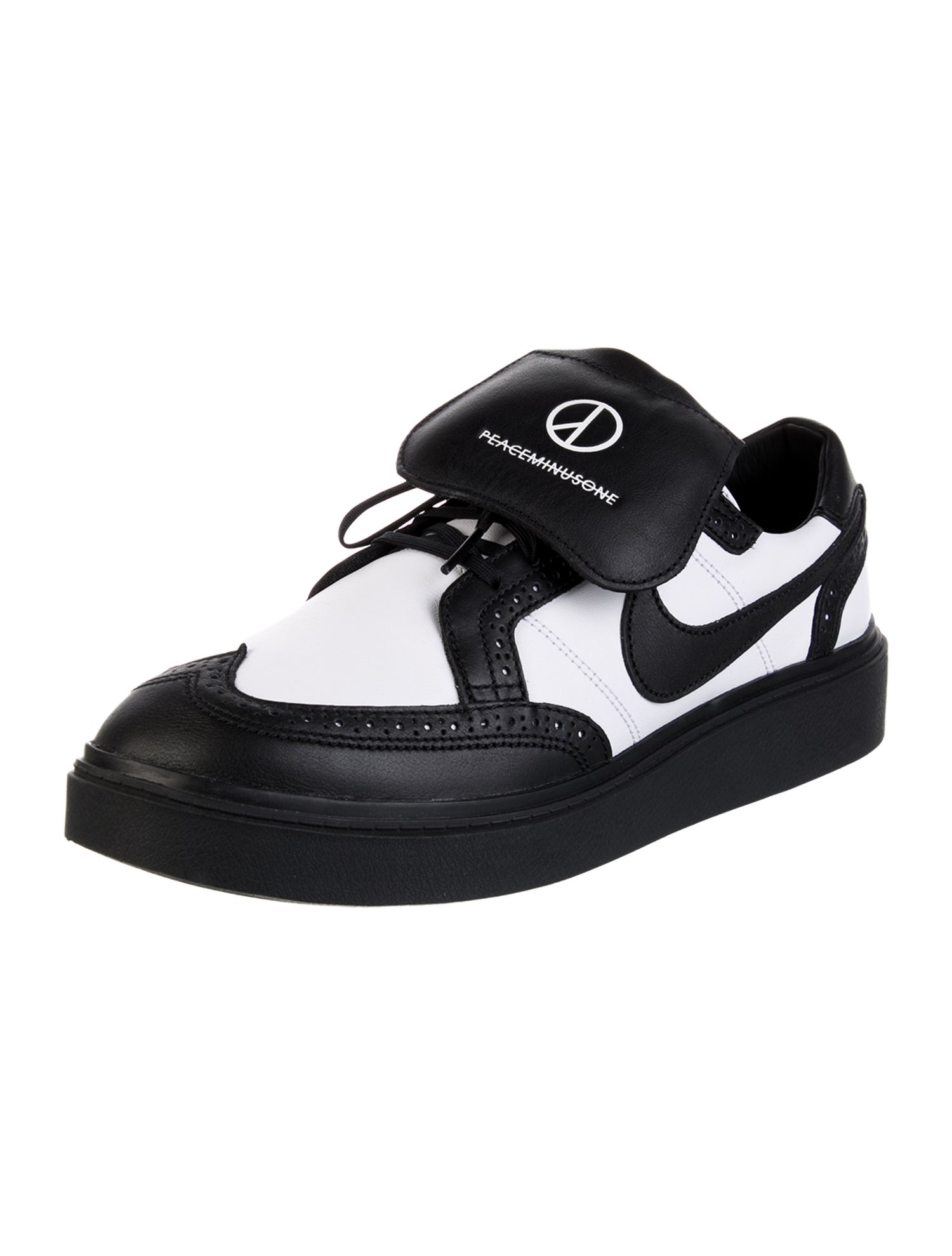Nike x Peaceminusone Leather Embroidered Accent Sneakers