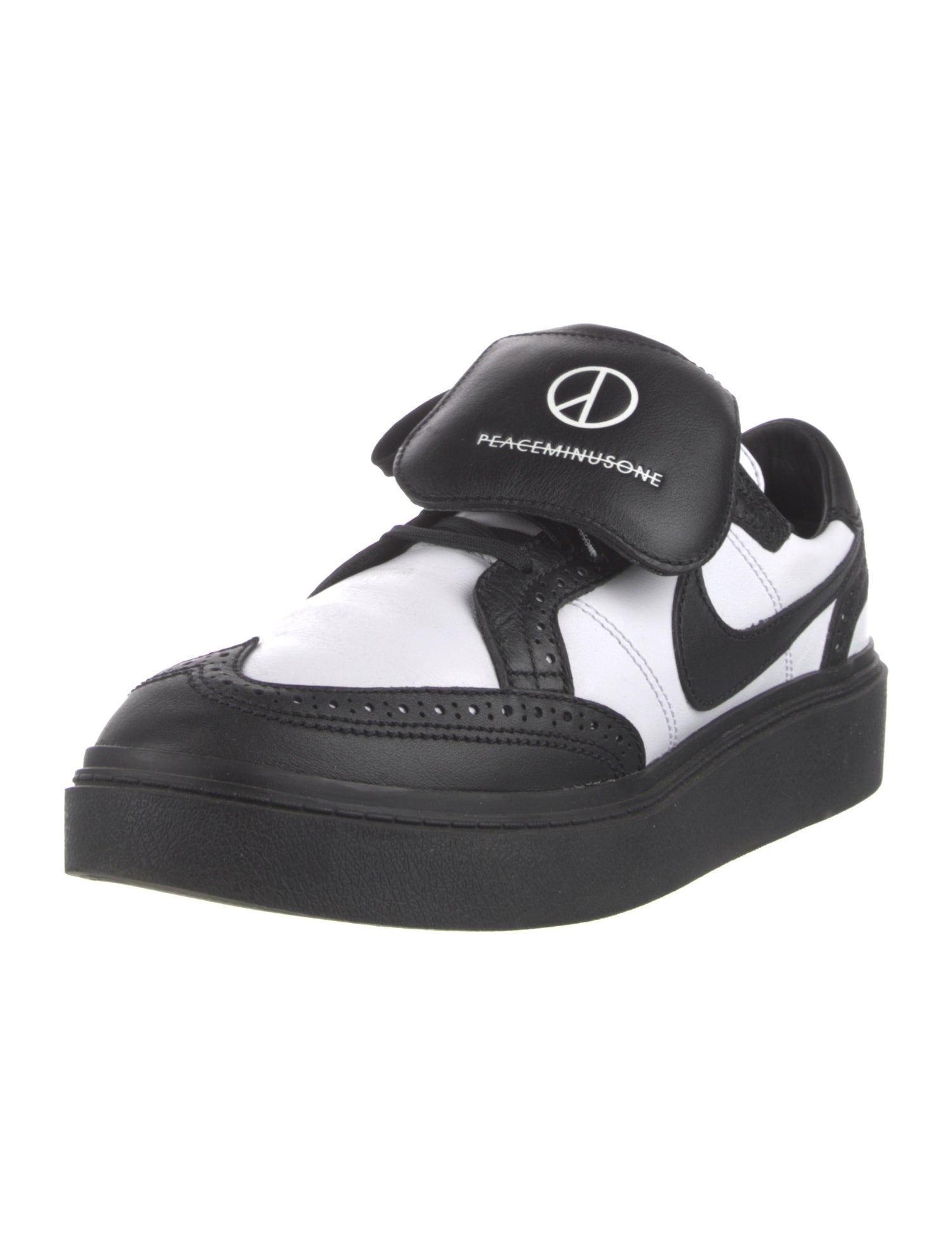 Nike x Peaceminusone Leather Colorblock Pattern Sneakers
