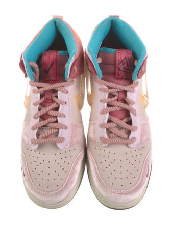 Nike x Social Status Leather Embroidered Accent Athletic Sneakers