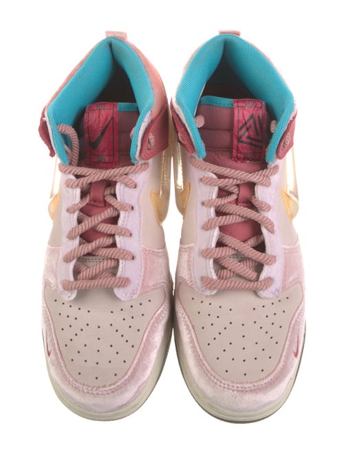 Nike x Social Status Leather Embroidered Accent Athletic Sneakers