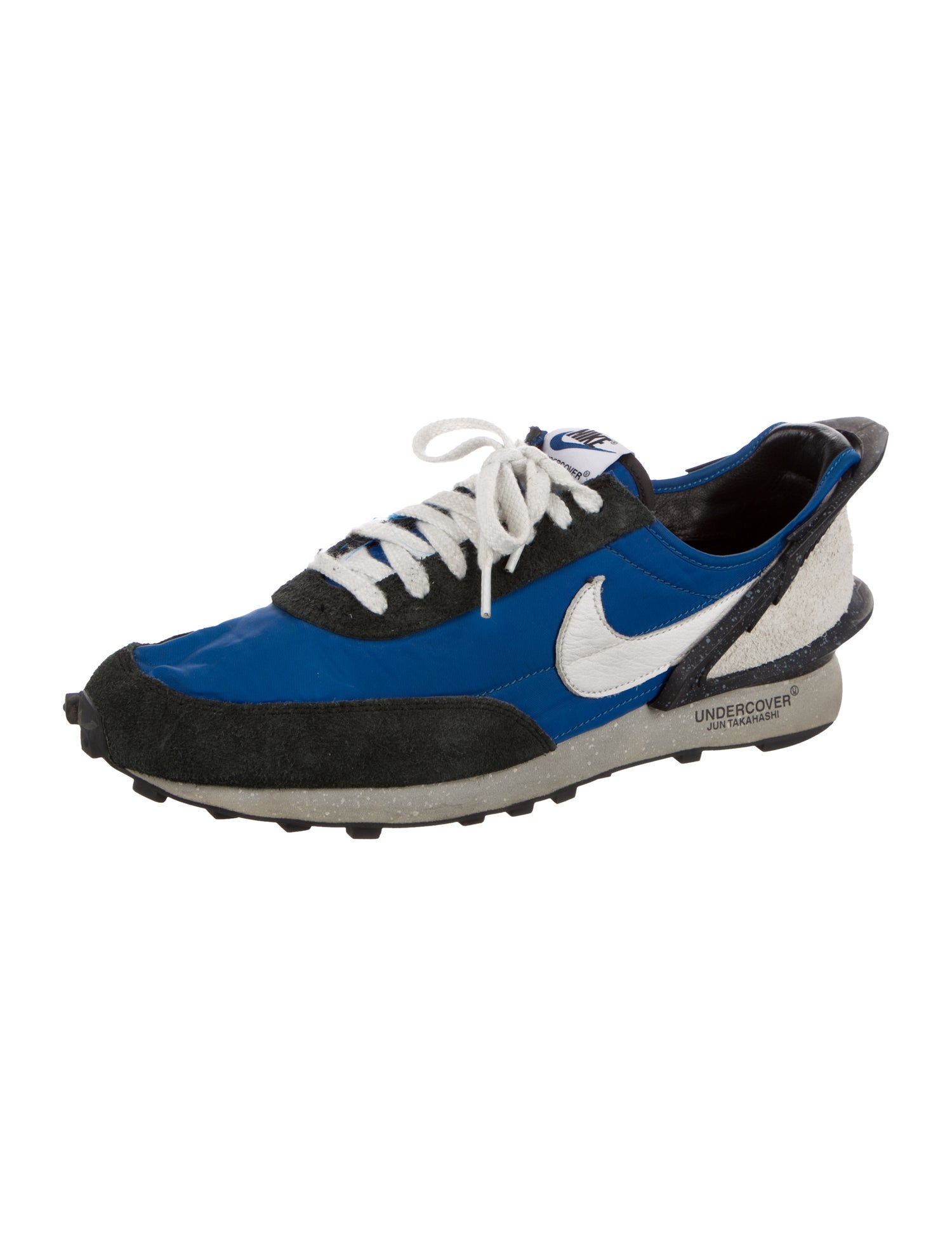 Nike x Undercover Gyakusou Suede Colorblock Pattern Sneakers