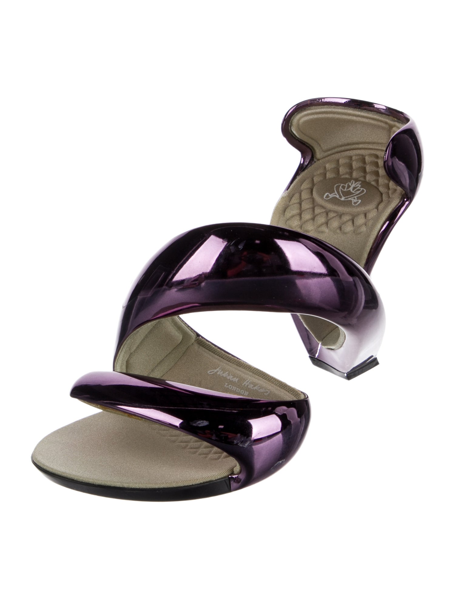 Julian Hakes Leather Slingback Sandals