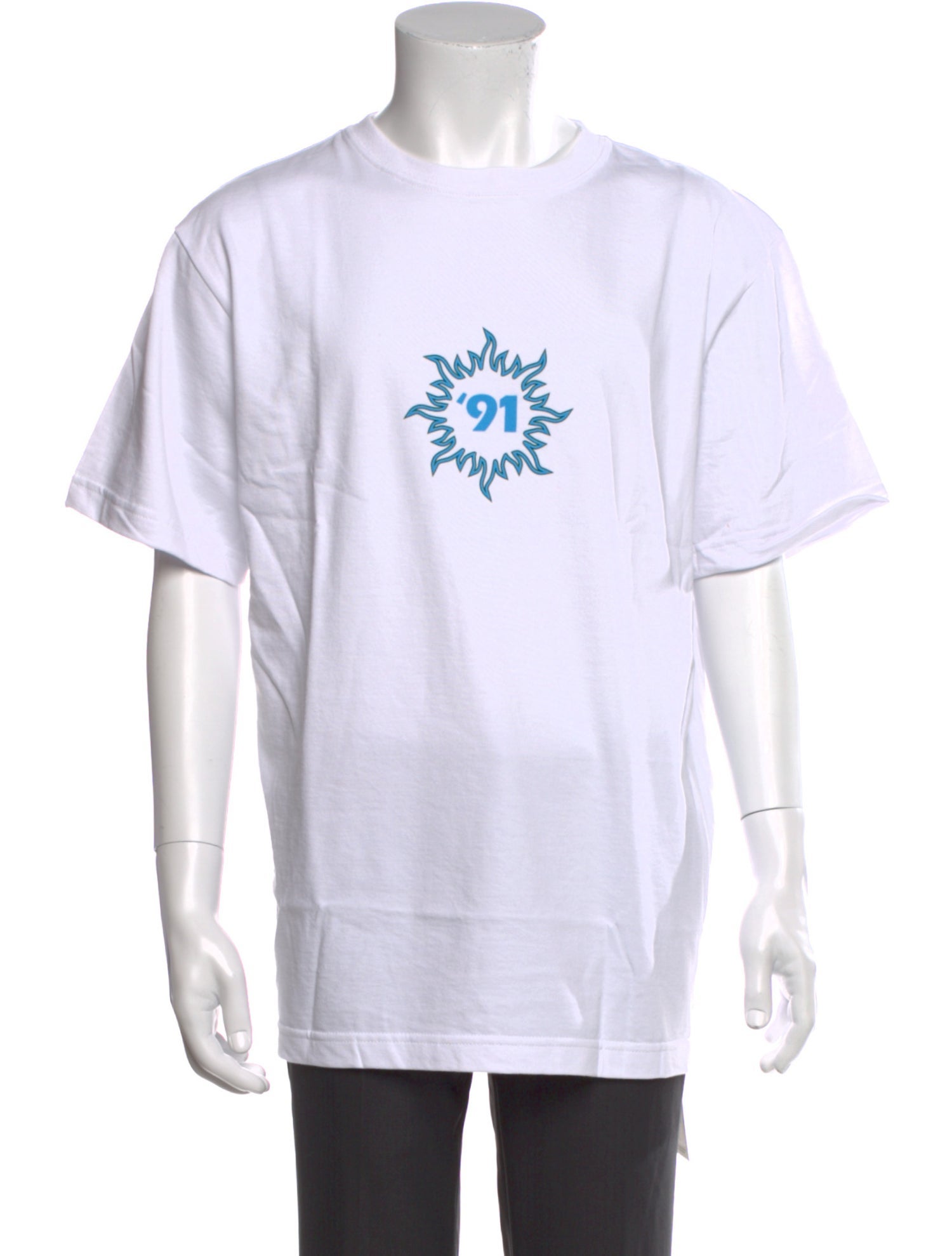 New York Sunshine Surf Club Graphic Print Crew Neck T-Shirt