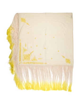 Megan Park Floral Print Scarf