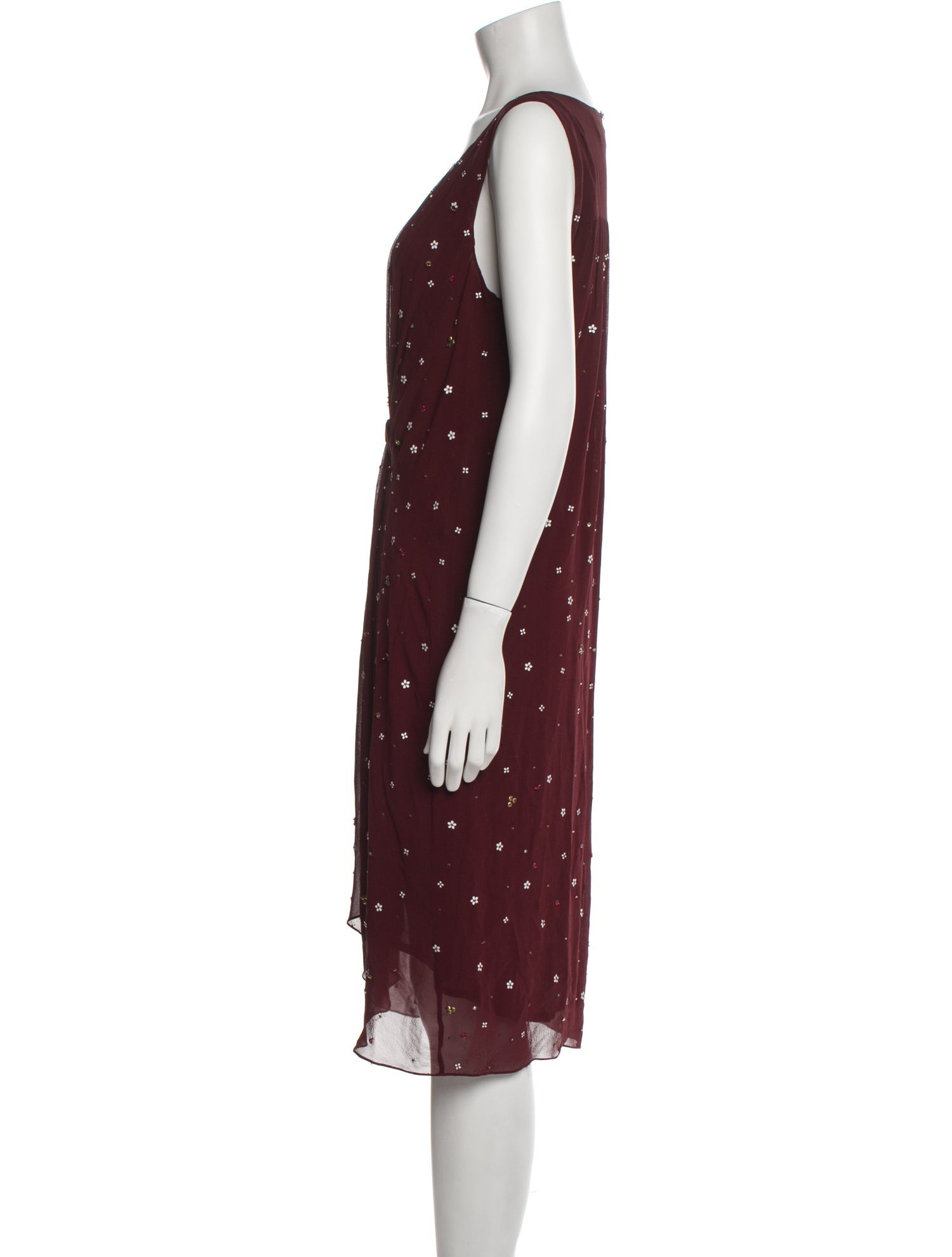 Megan Park Silk Long Dress