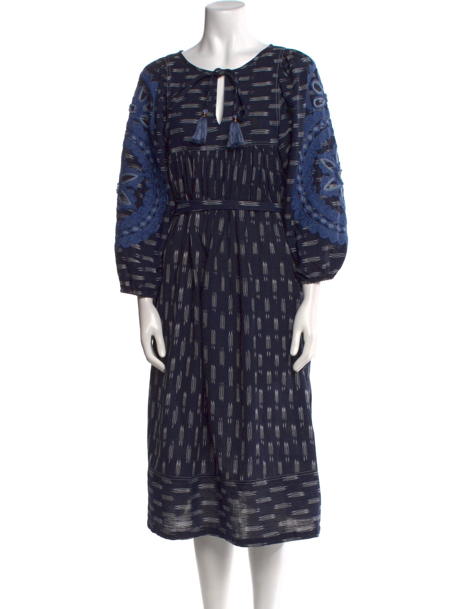 Megan Park Printed Midi Length Dress