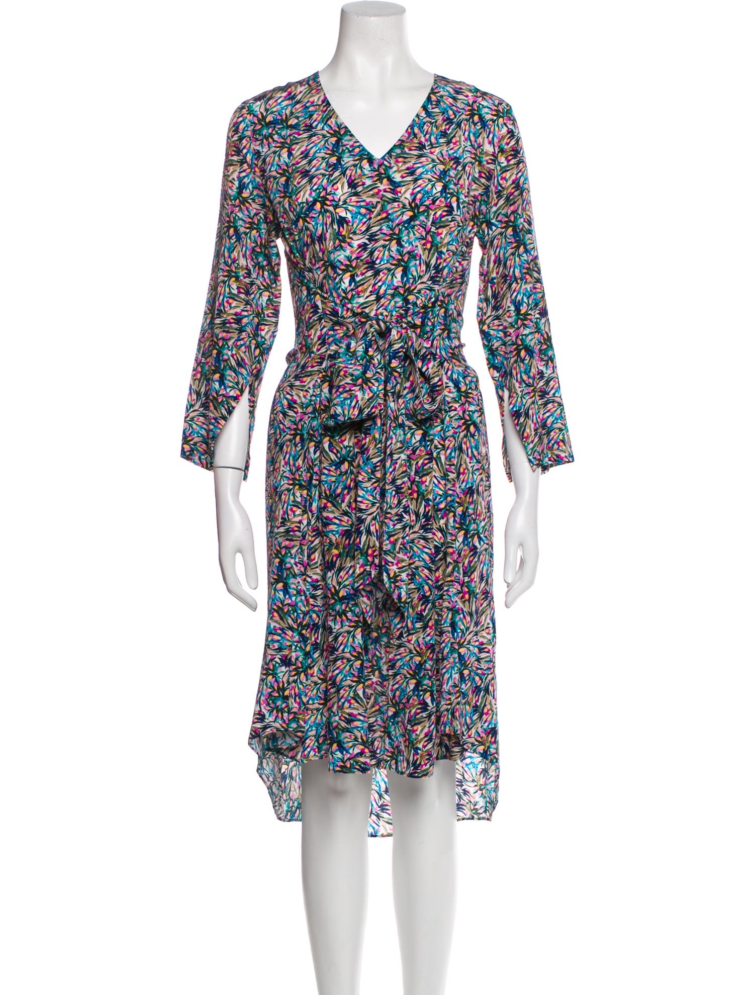 Megan Park Silk Midi Length Dress