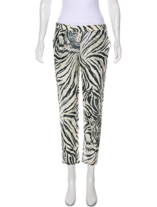 Roseanna Animal Print Straight Leg Pants