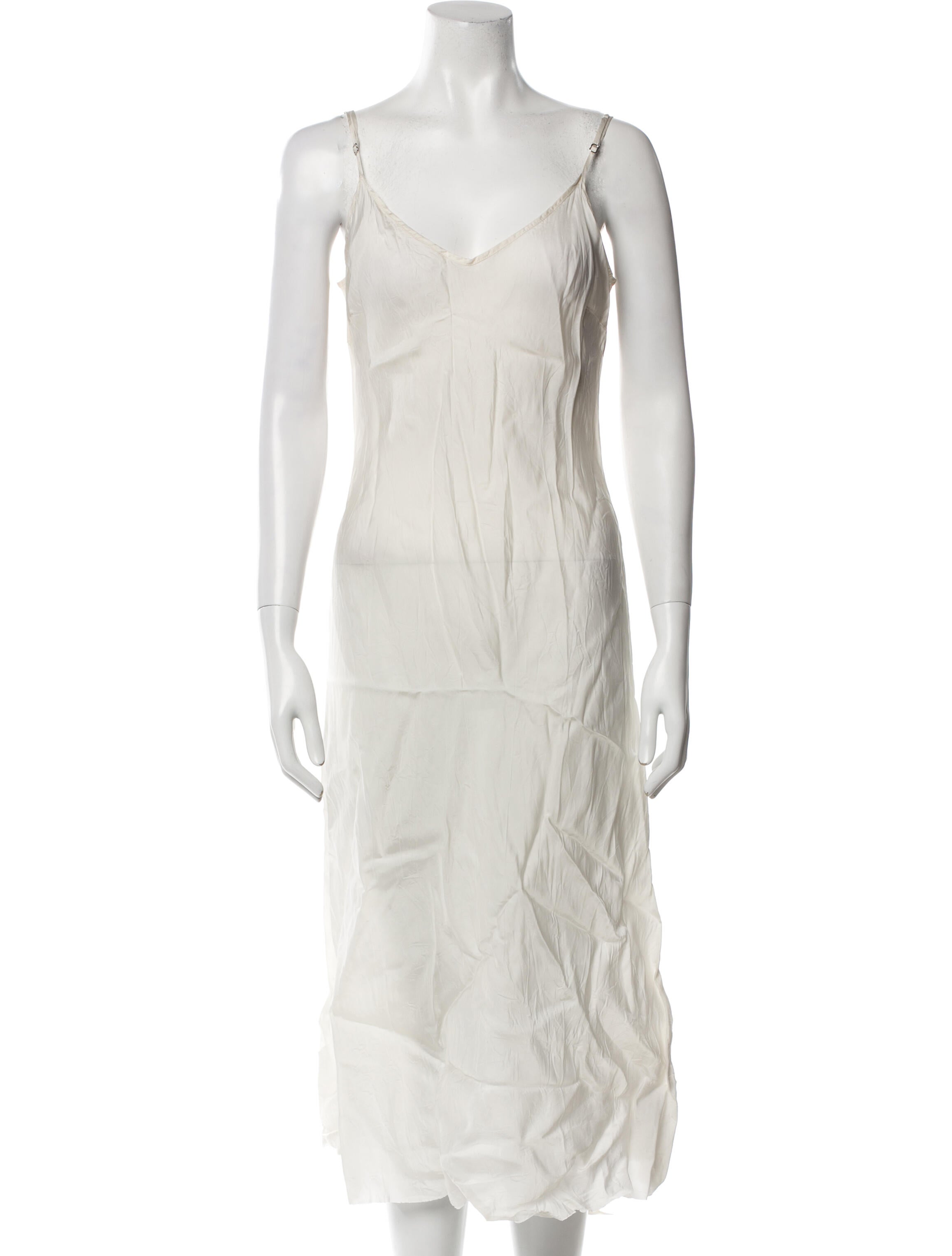 Organic by John Patrick V-Neck Midi Length Dress