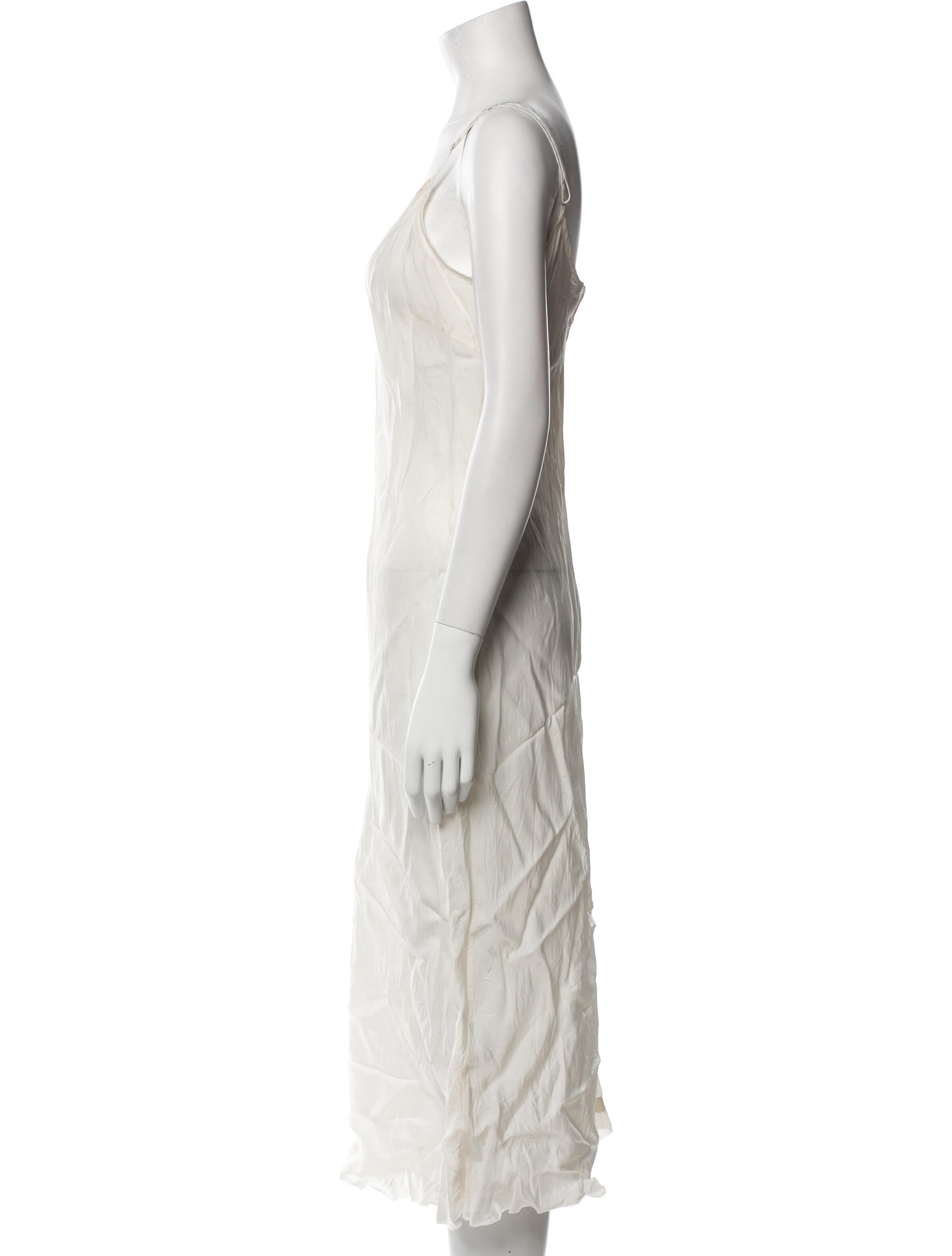 Organic by John Patrick V-Neck Midi Length Dress