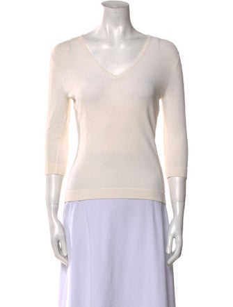 Organic by John Patrick V-Neck Sweater