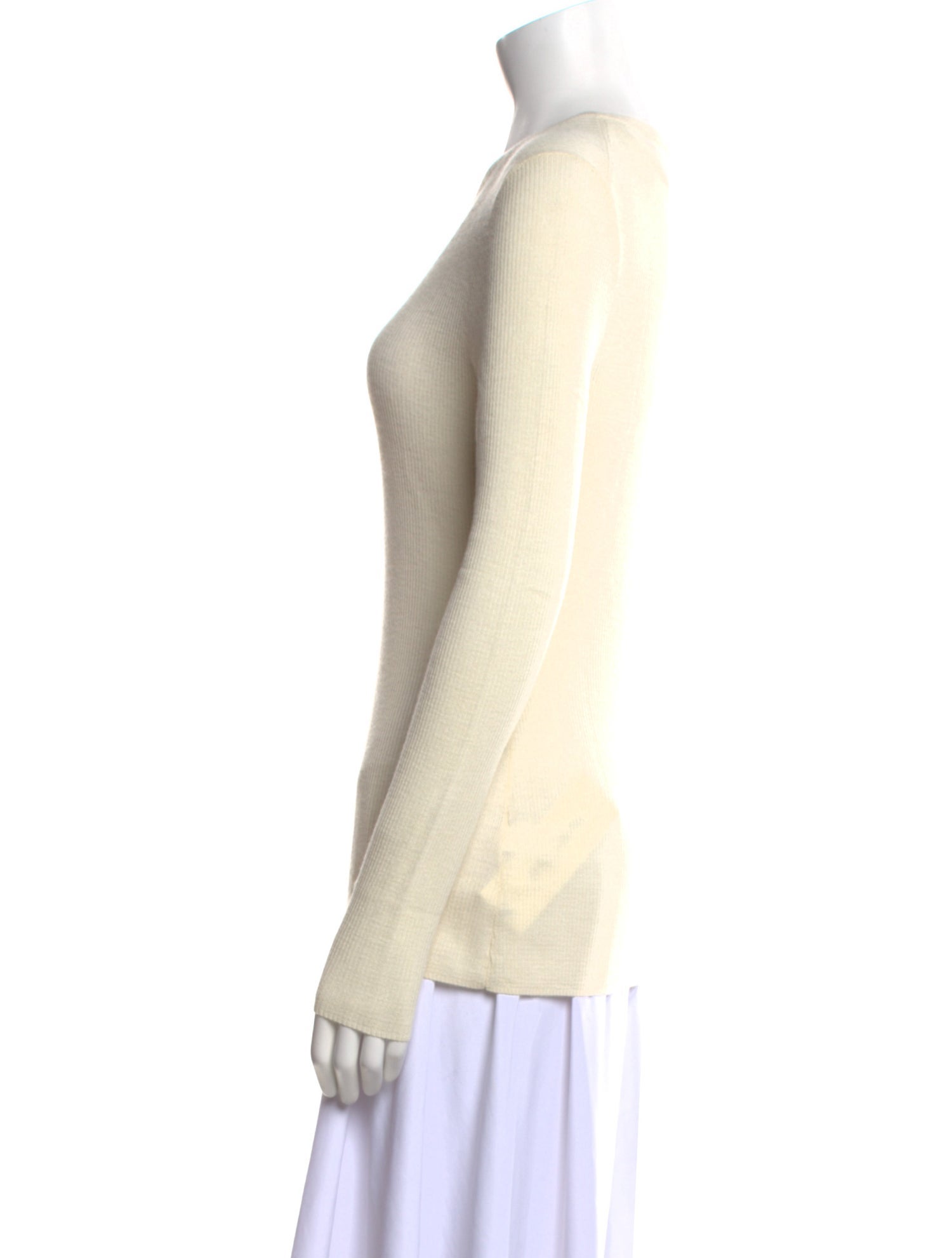 Organic by John Patrick Cashmere Scoop Neck Sweater