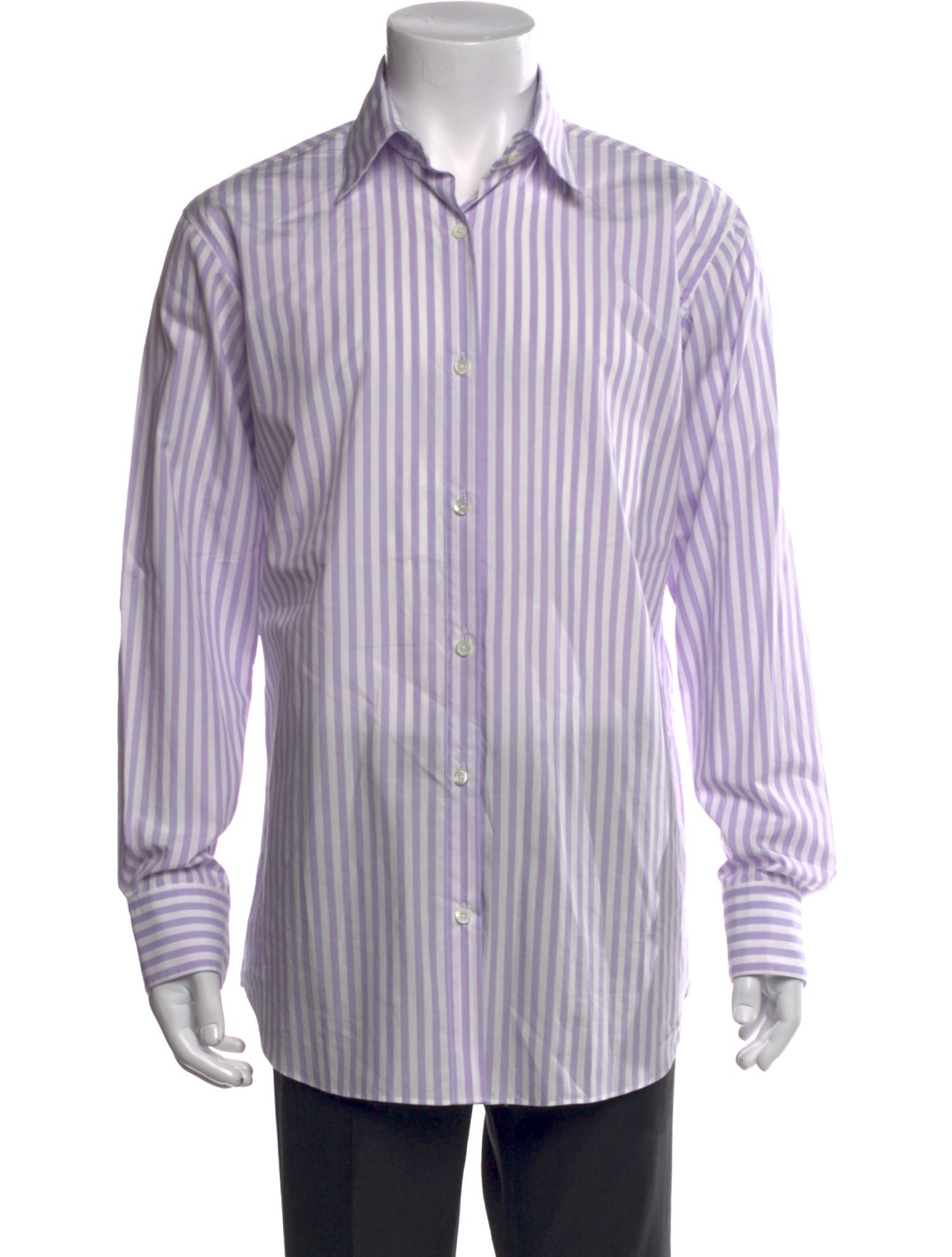 Organic by John Patrick Striped Long Sleeve Dress Shirt w/ Tags