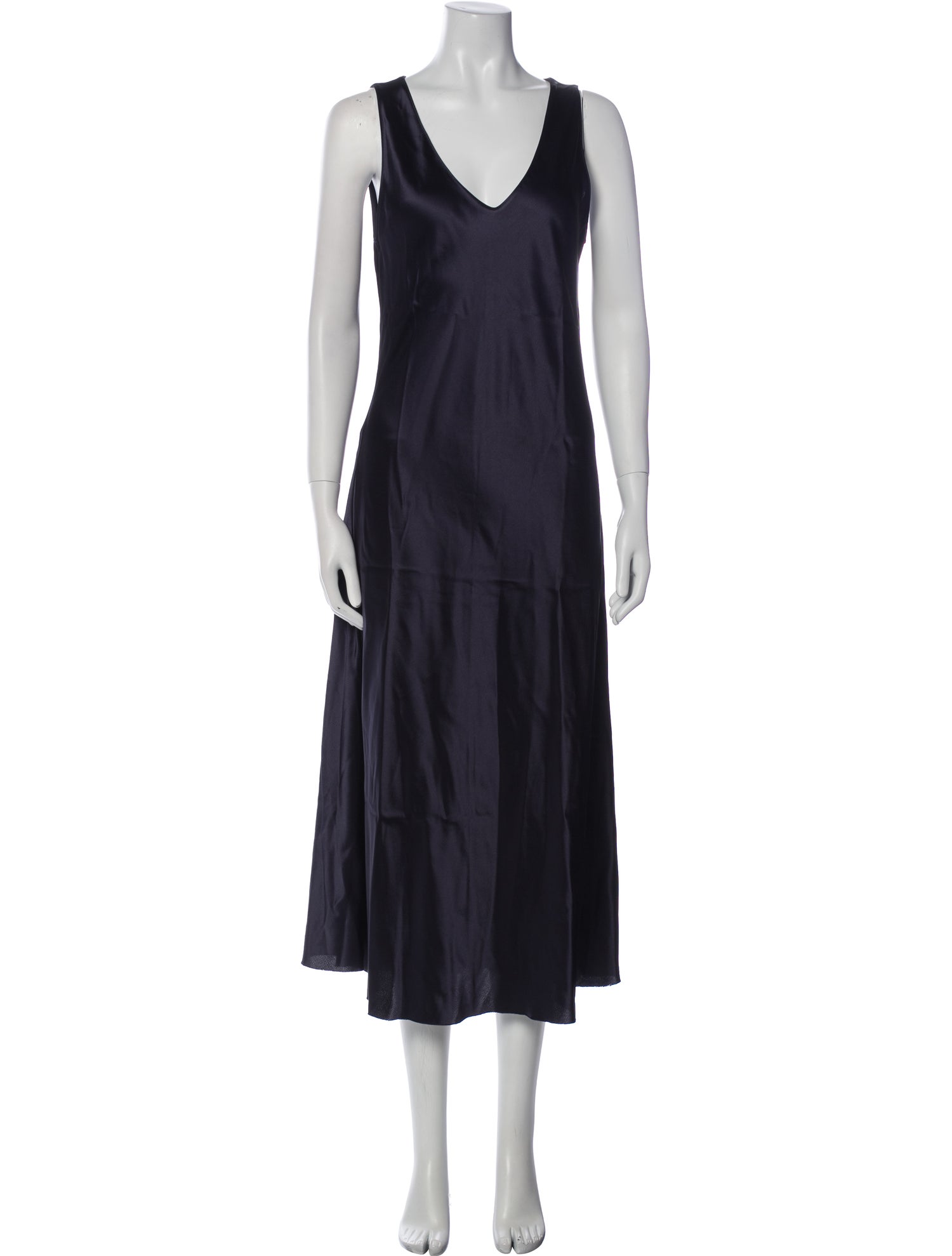 Organic by John Patrick V-Neck Midi Length Dress