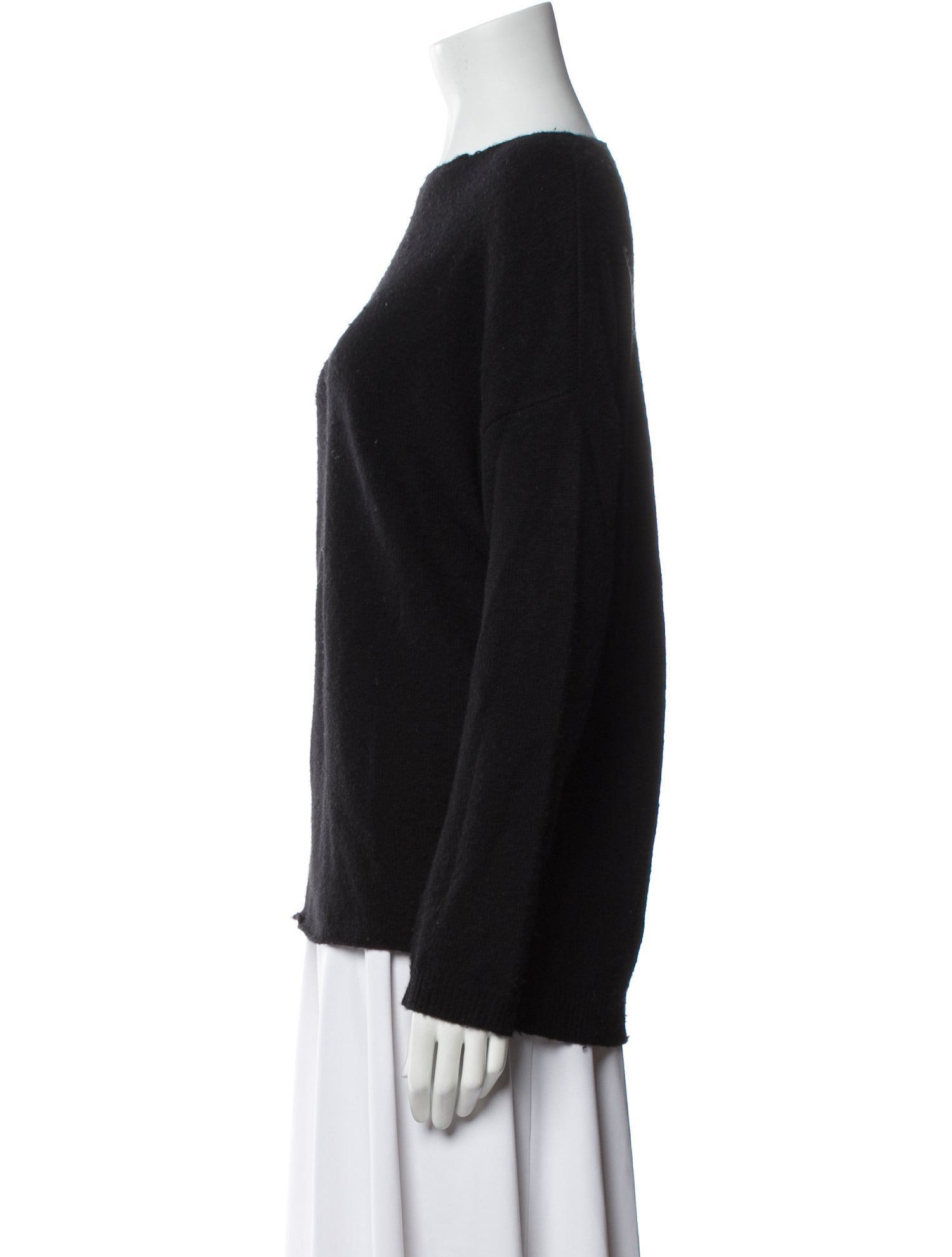 Organic by John Patrick Wool Bateau Neckline Sweater