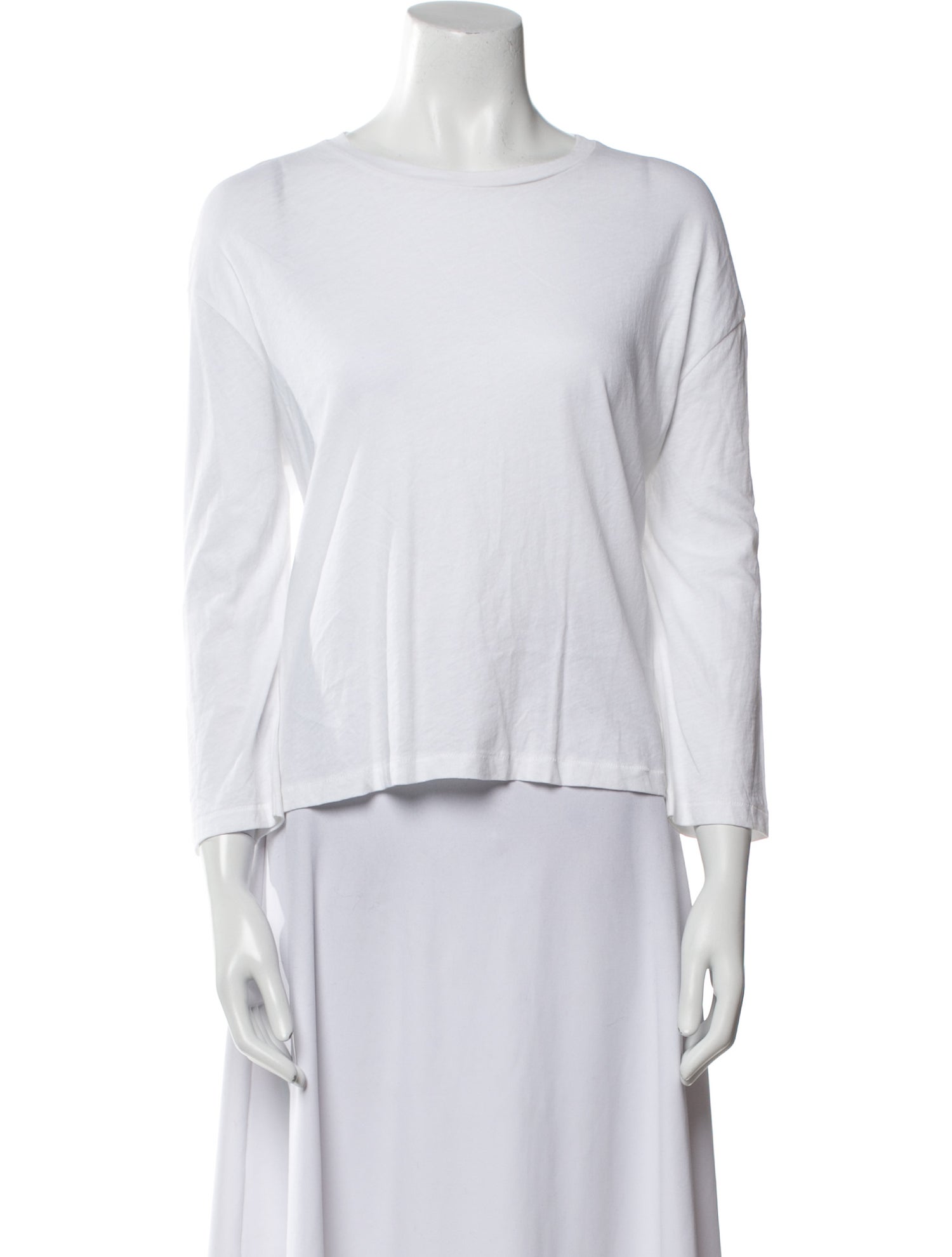 Organic by John Patrick Bateau Neckline Three-Quarter Sleeve Sweatshirt