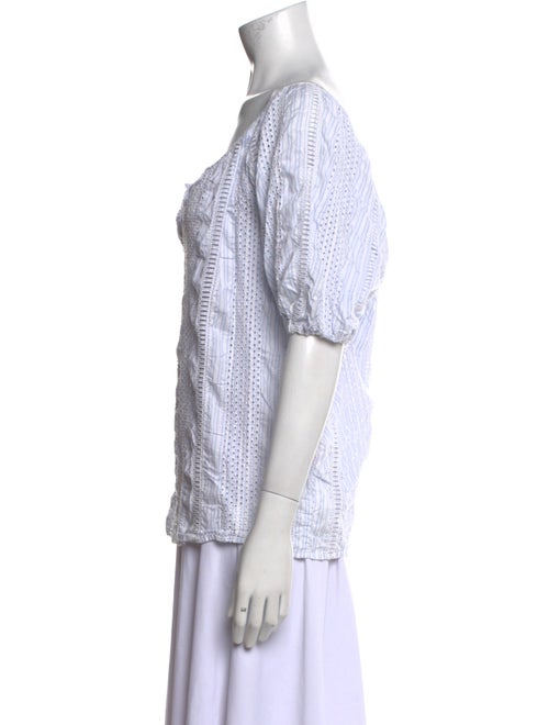 Organic by John Patrick Printed Square Neckline Top