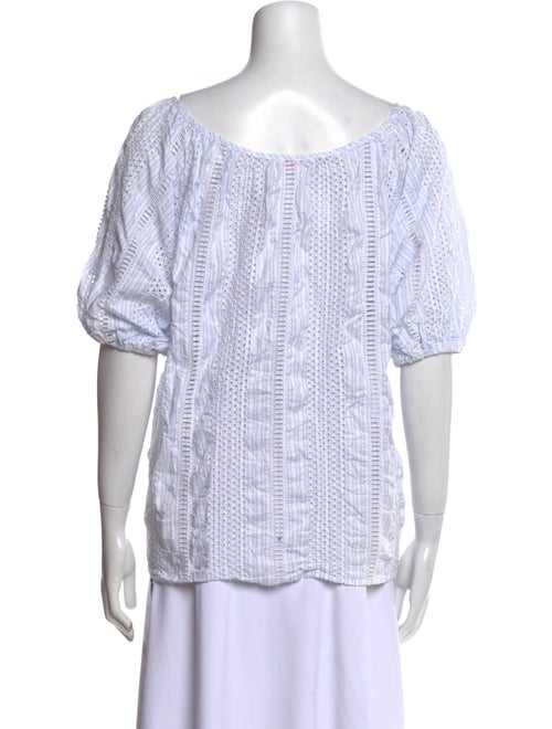 Organic by John Patrick Printed Square Neckline Top