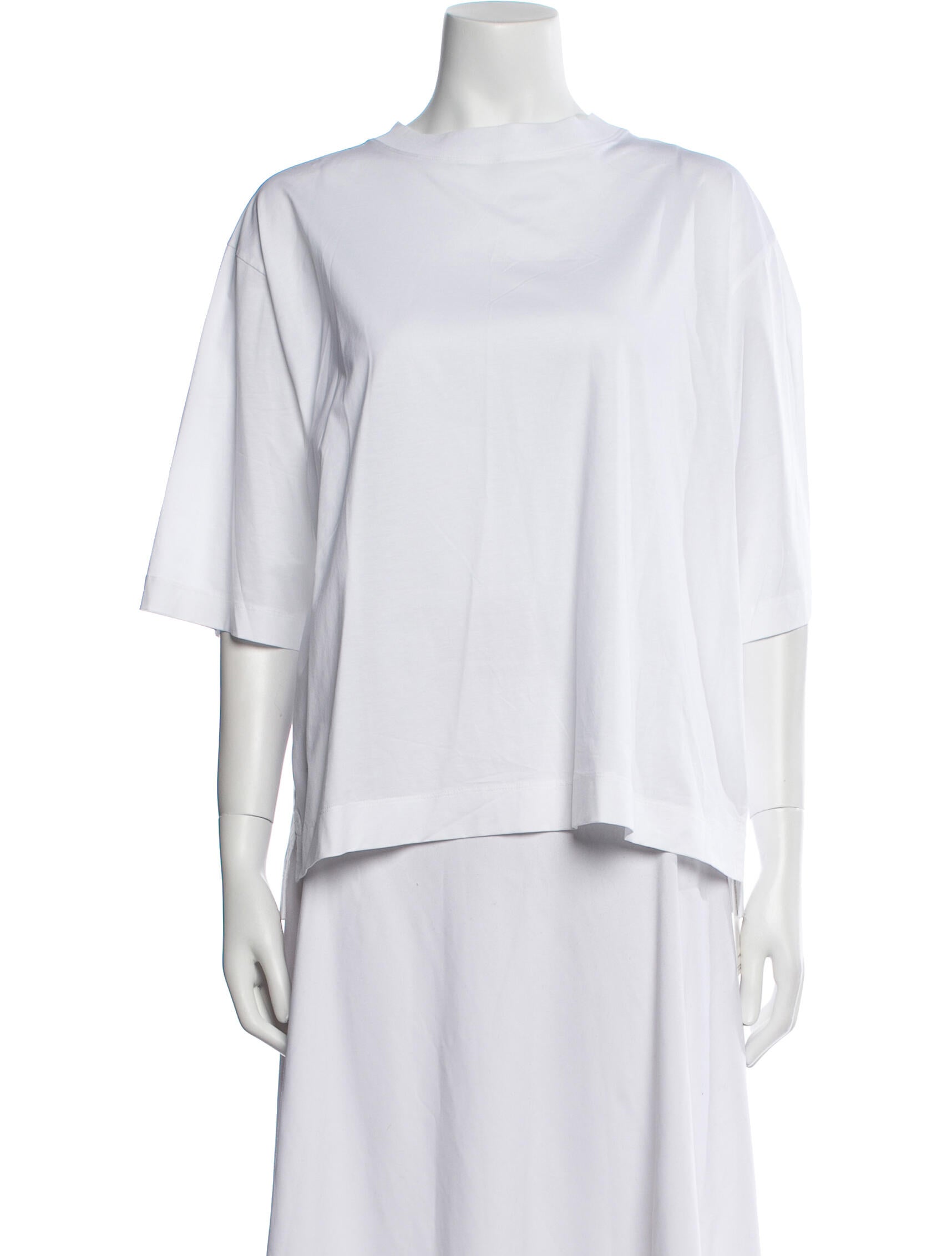 Organic by John Patrick Bateau Neckline Short Sleeve T-Shirt