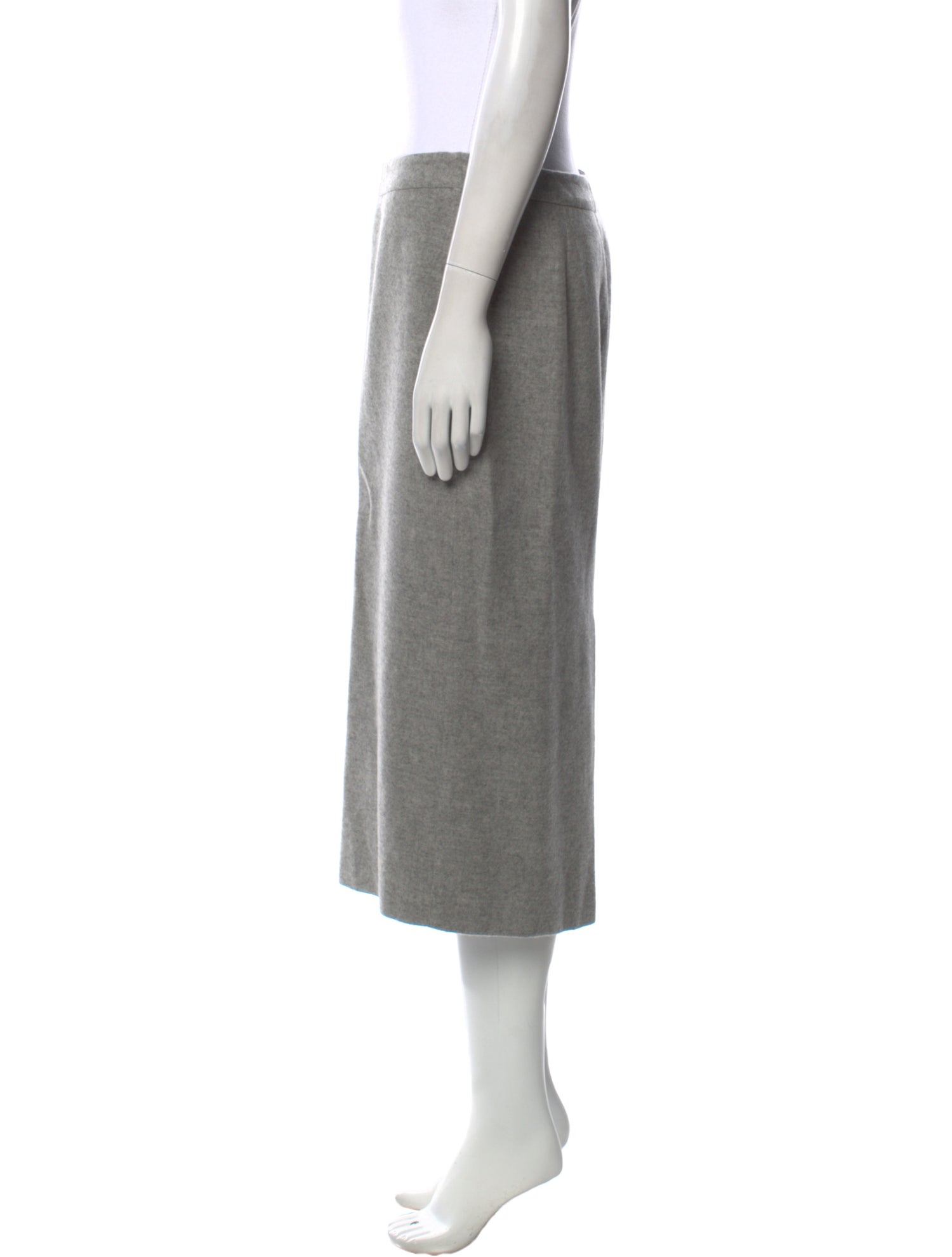 Organic by John Patrick Wool Knee-Length Skirt