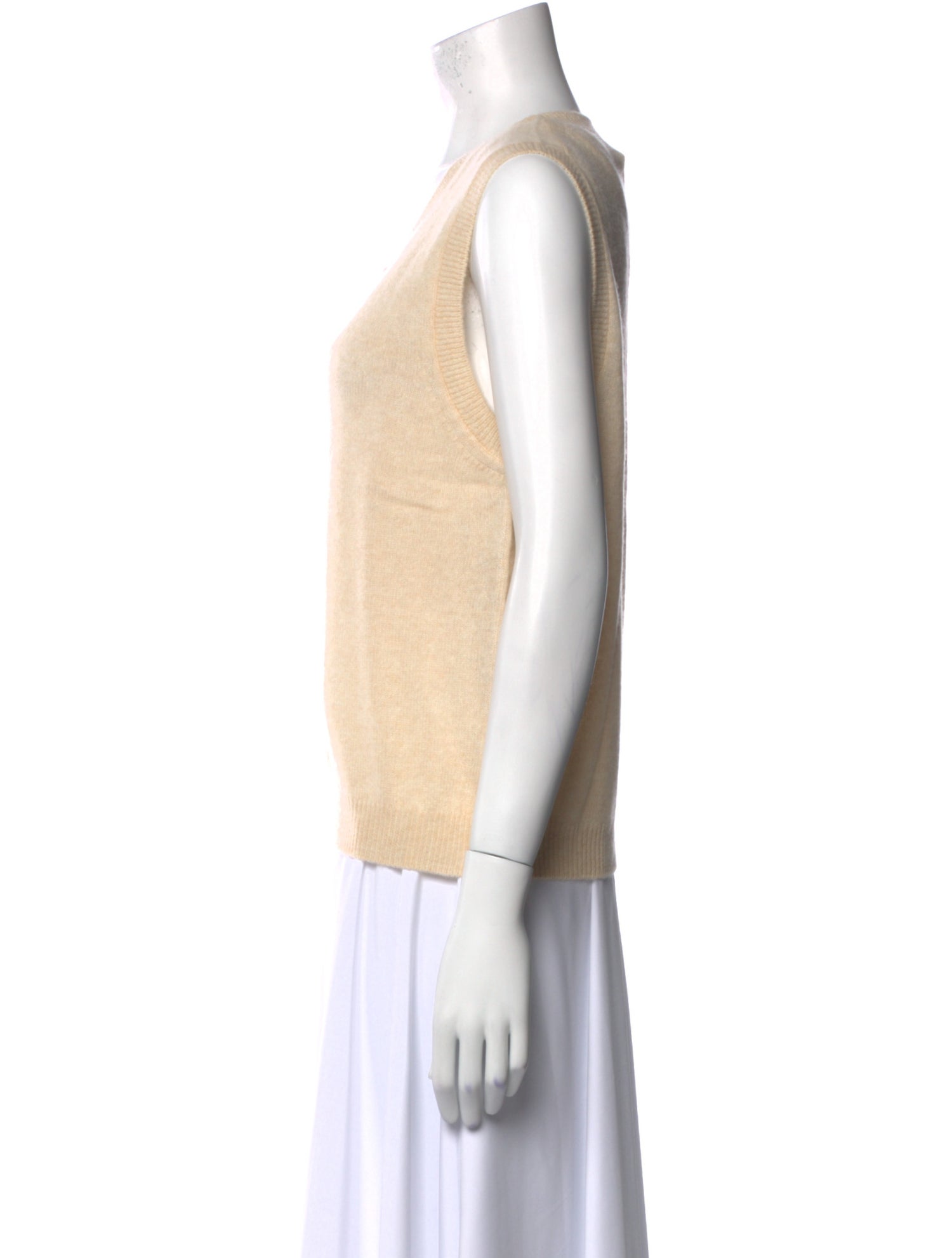 Organic by John Patrick Cashmere Scoop Neck Sweater w/ Tags