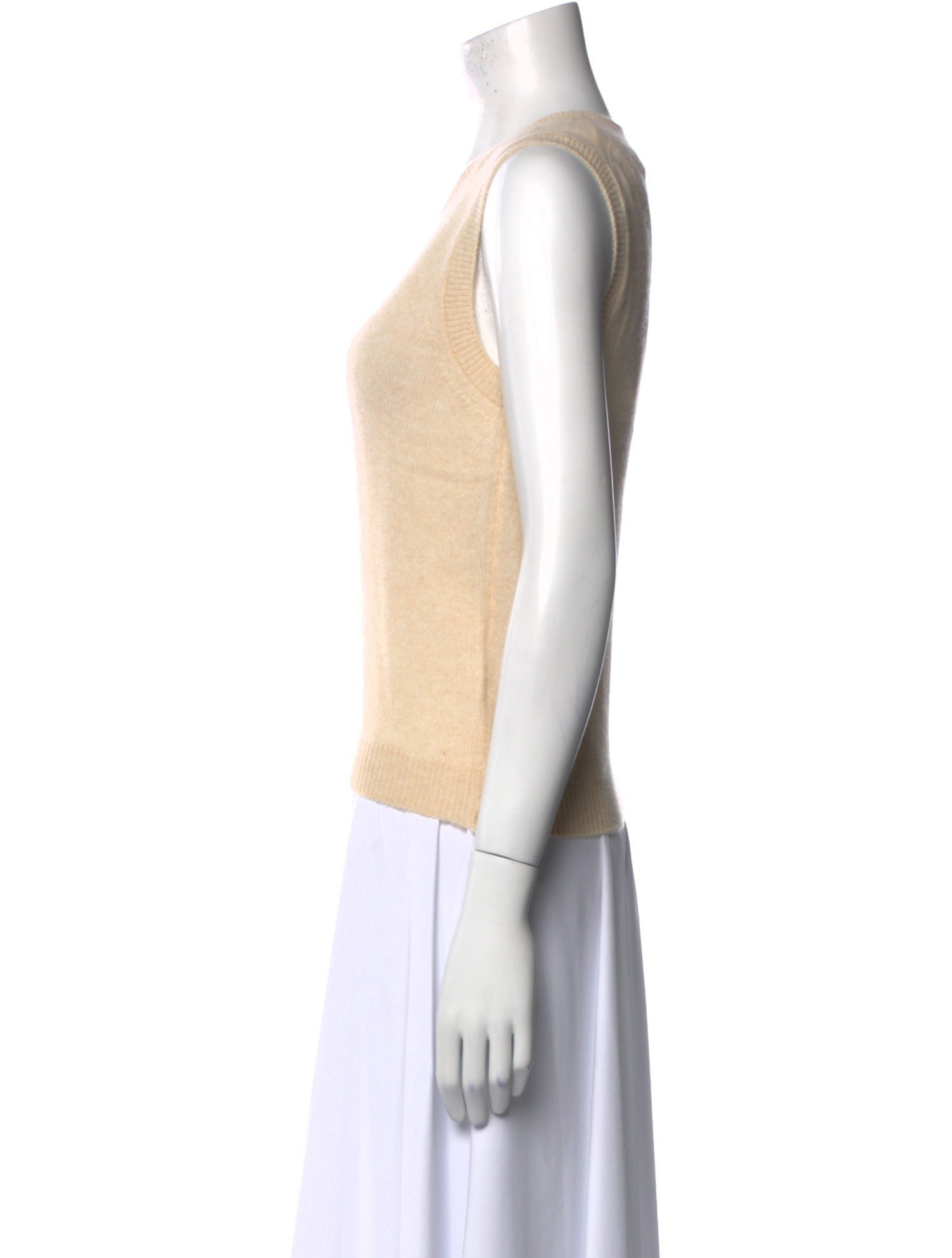 Organic by John Patrick Cashmere Scoop Neck Sweater w/ Tags