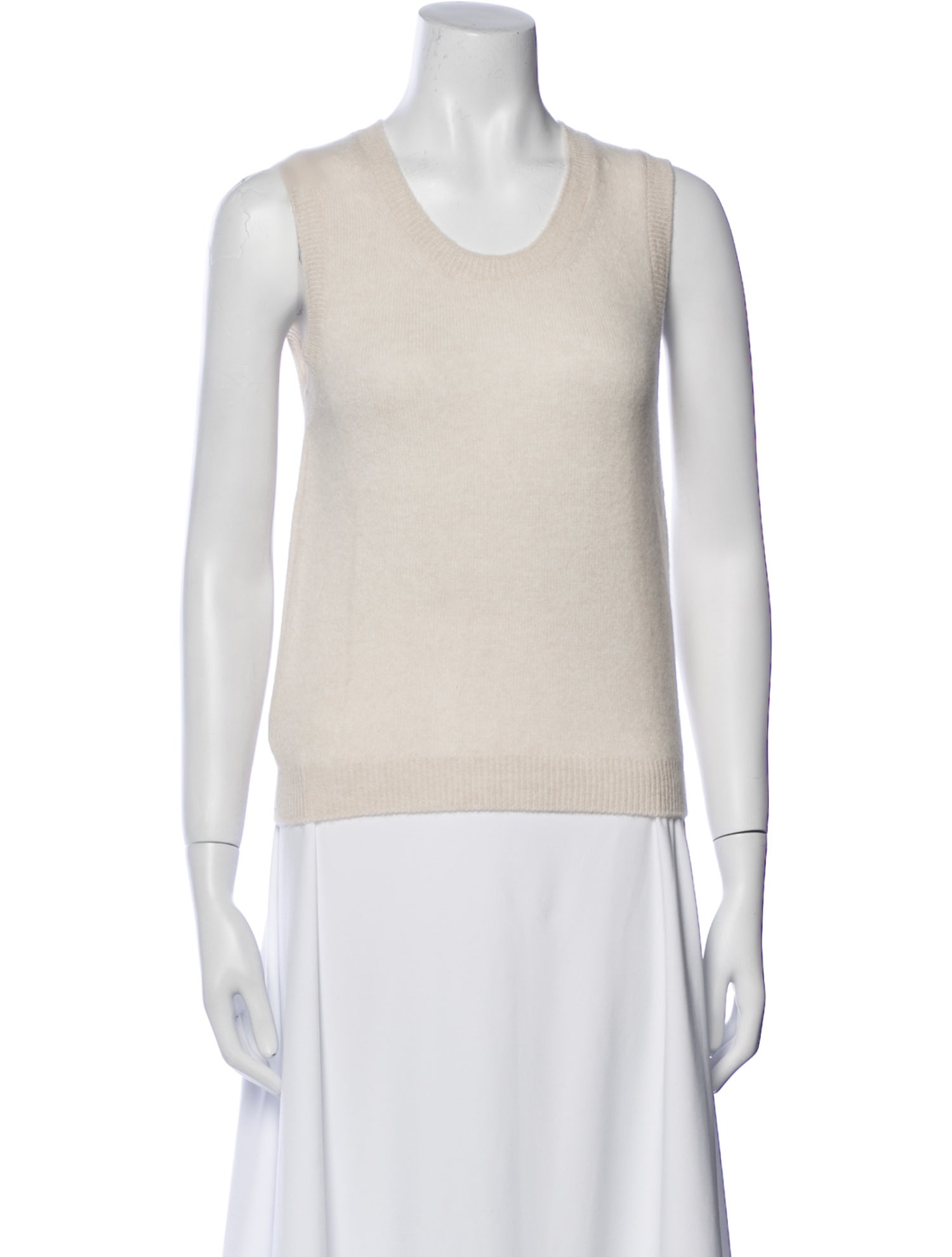 Organic by John Patrick Cashmere Scoop Neck Sweater w/ Tags